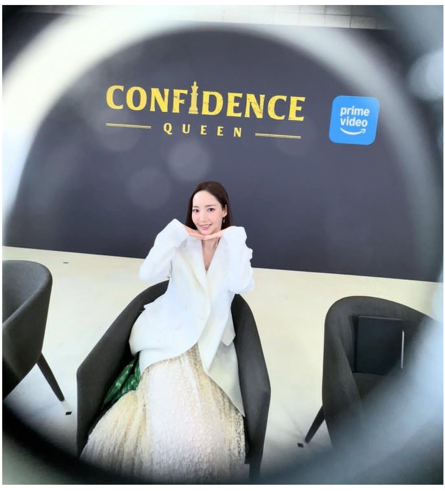 A moment captured by a fan of Park Minyoung