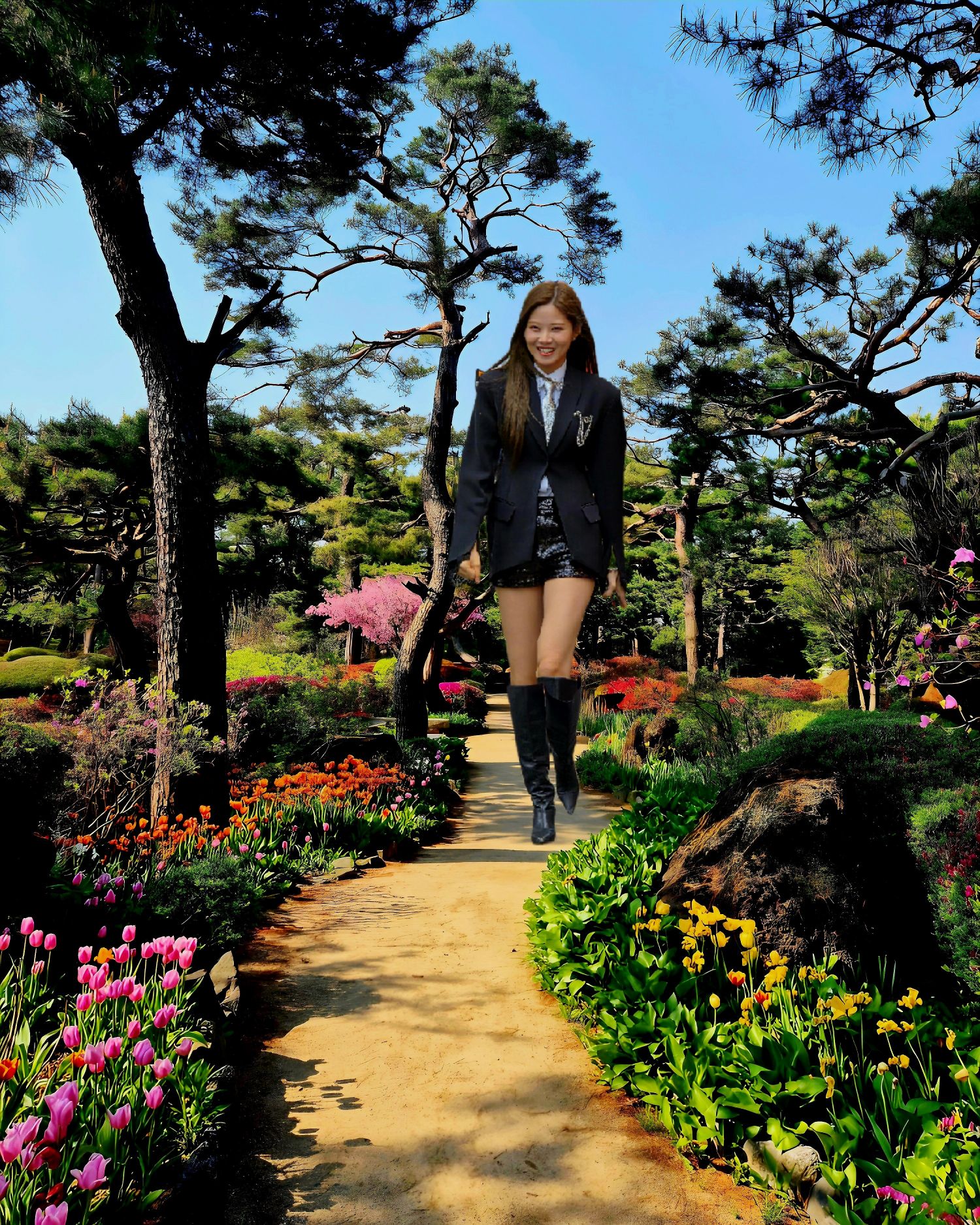 Behind-the-scenes cut of Bae Ahyeon