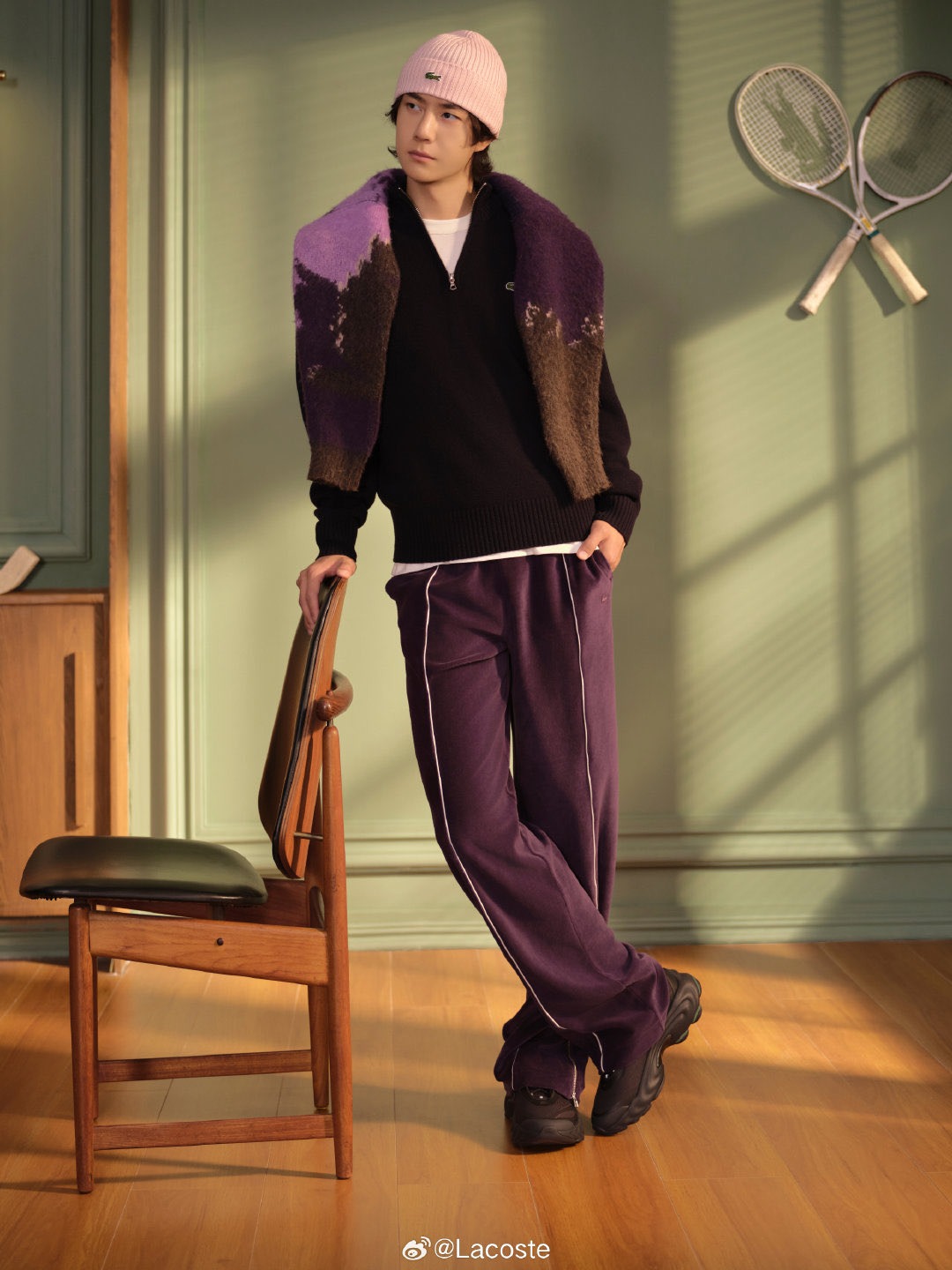 Recent activity shot of Wang Yibo