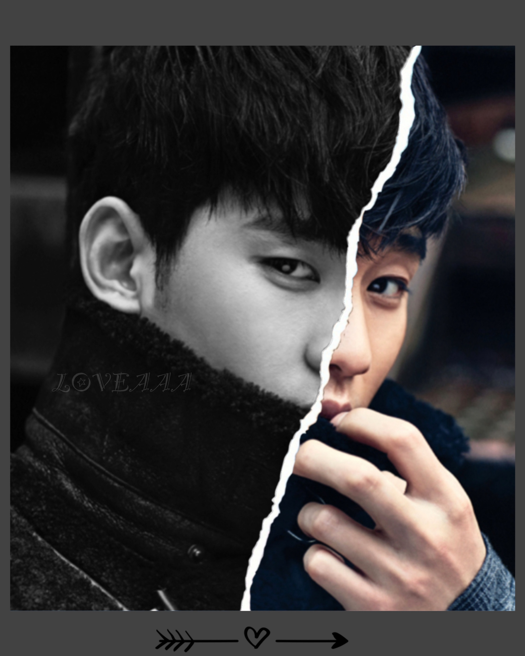 粉丝拍下的金秀贤瞬间