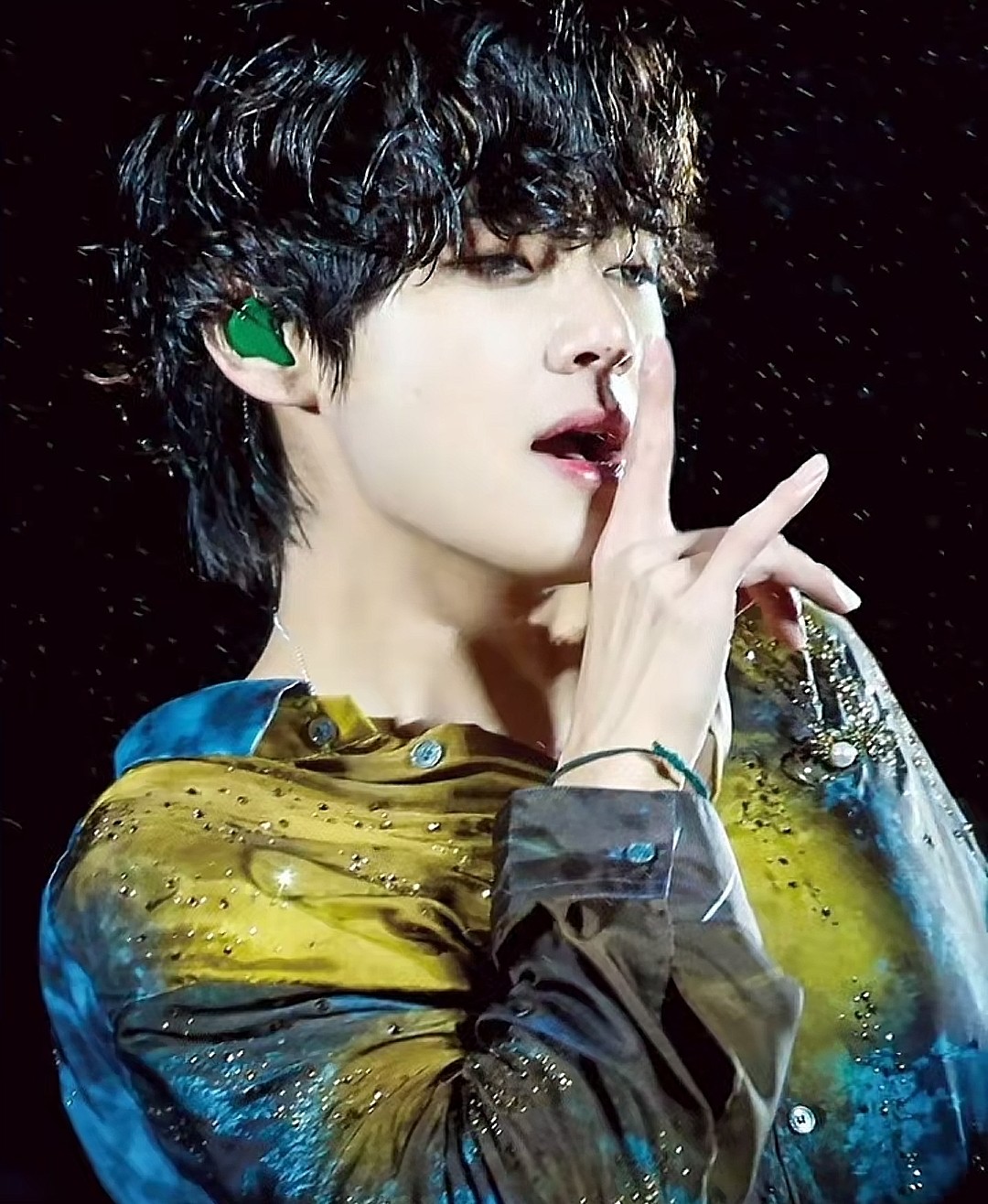 A moment captured by a fan of Kim Taehyung (V)