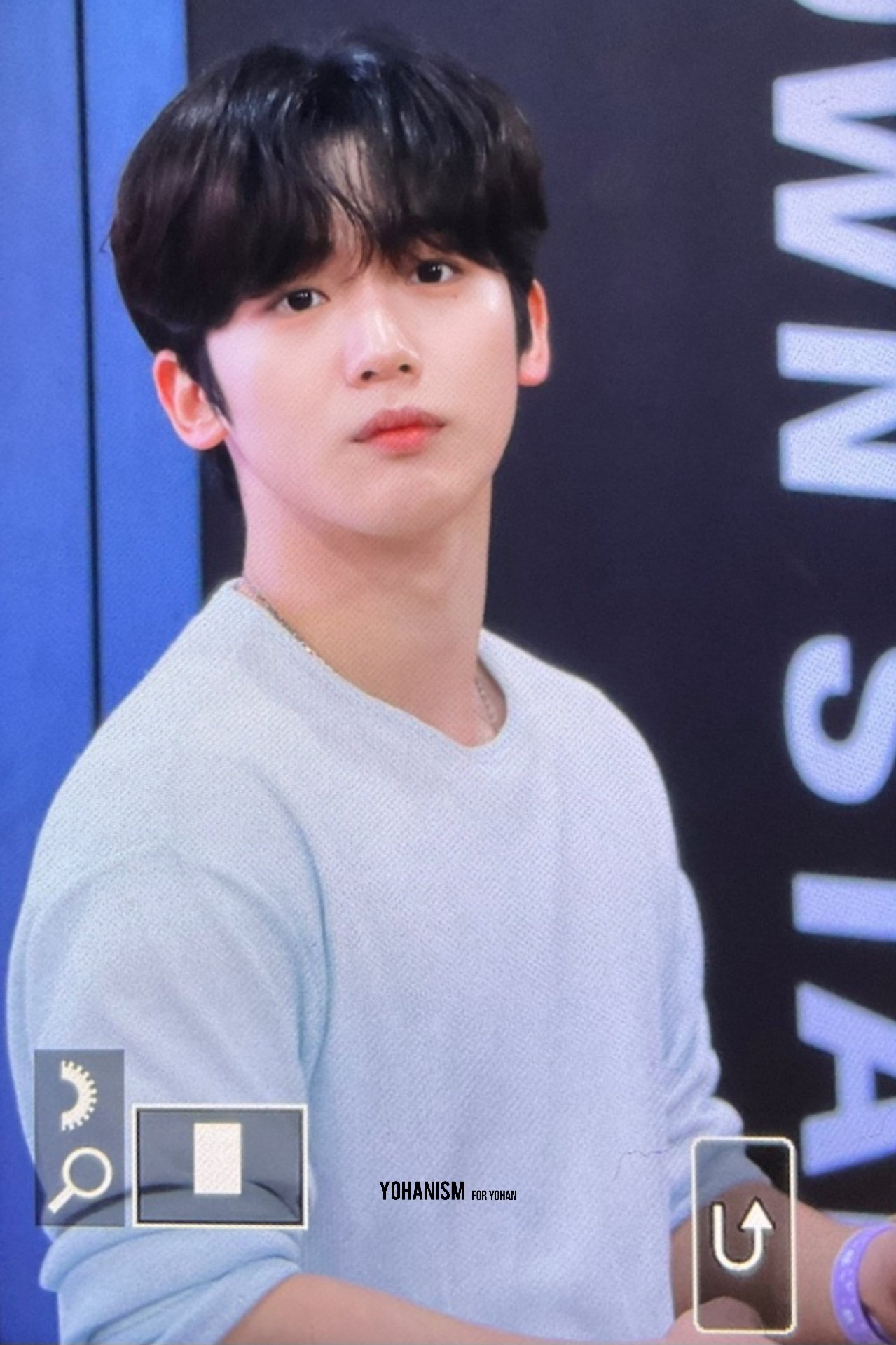 Behind-the-scenes cut of Kim Yohan