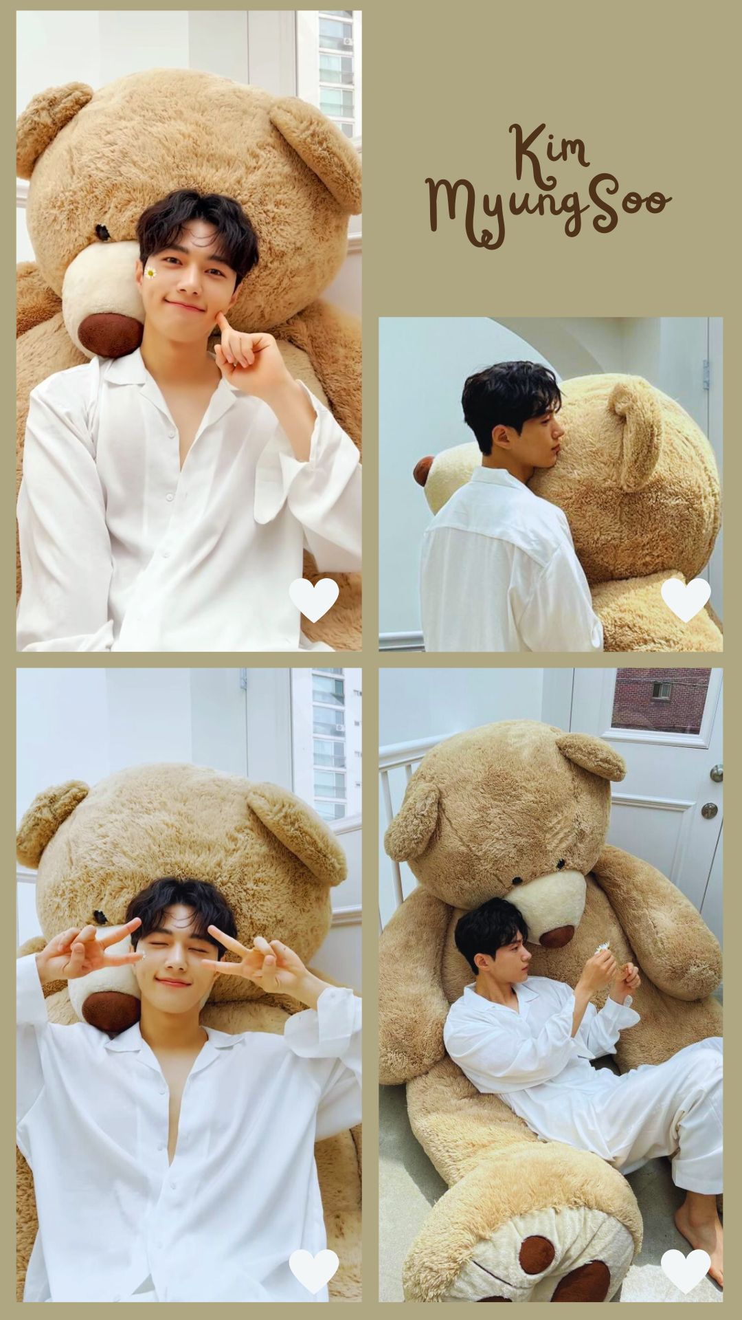 Behind-the-scenes cut of Kim Myungsoo (L)