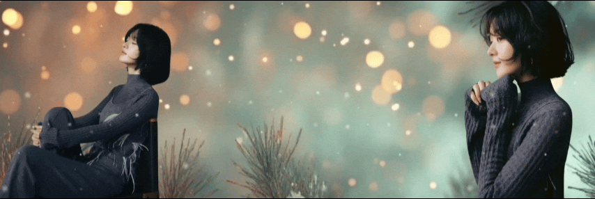 趙麗穎のビハインドカット