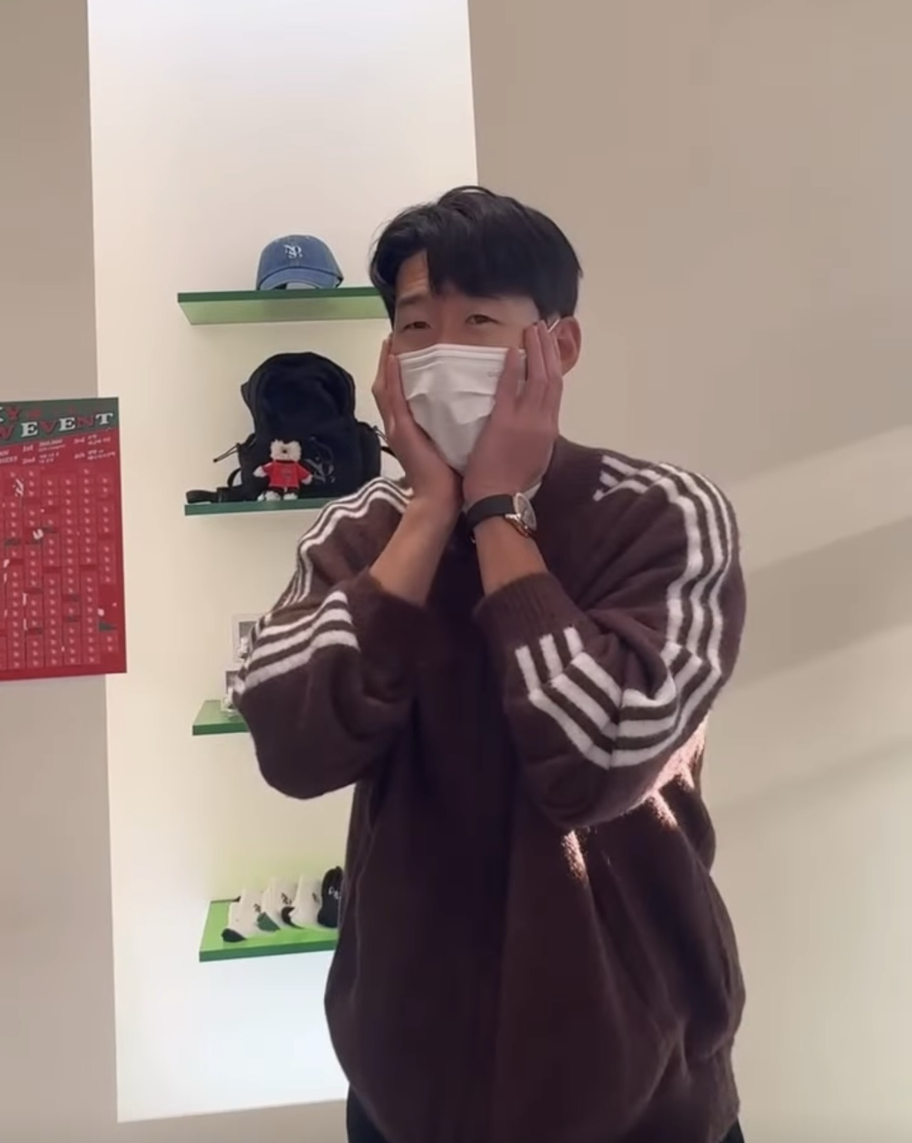 A moment captured by a fan of Son Heungmin