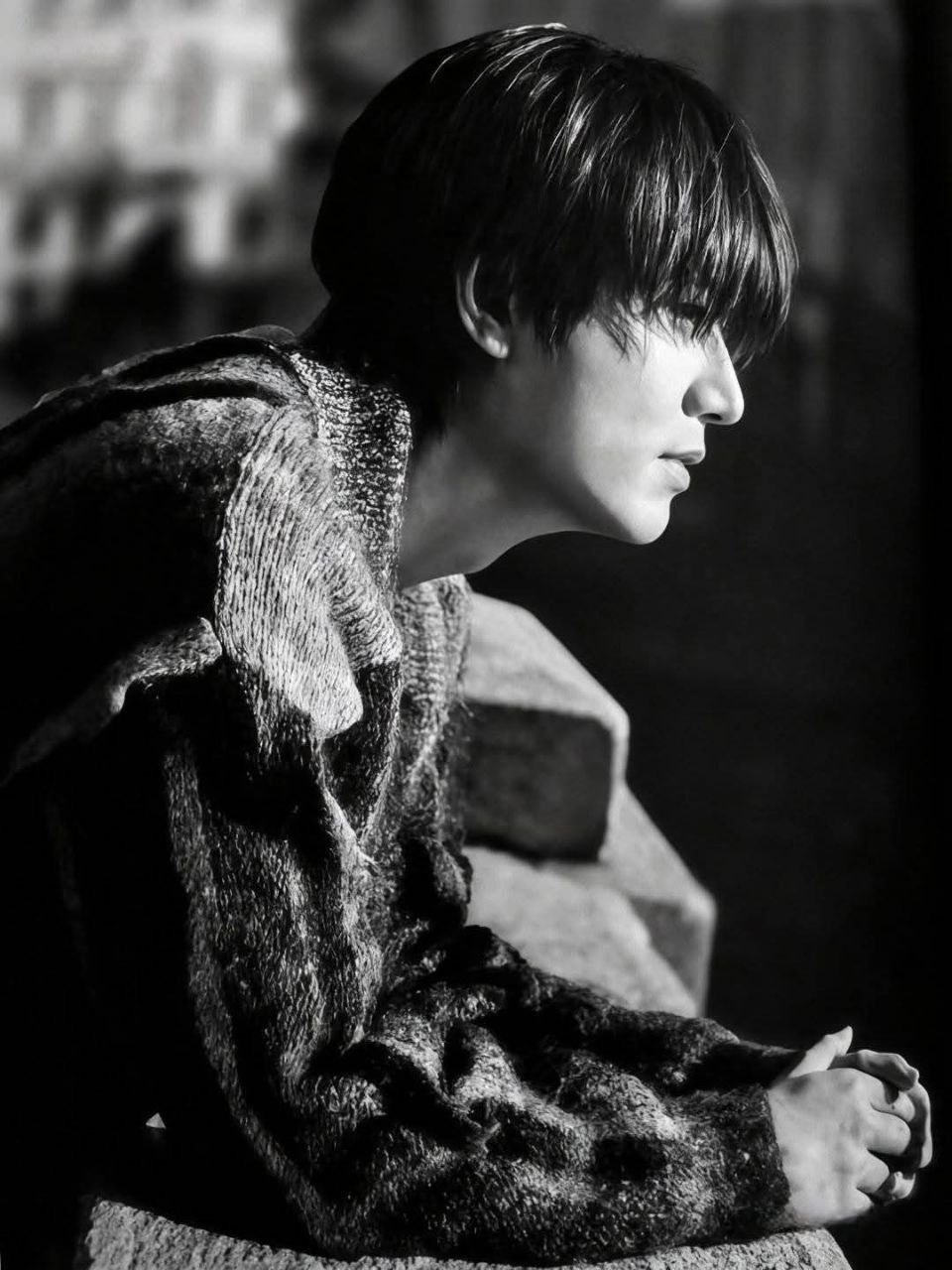 粉絲拍下的李敏鎬瞬間