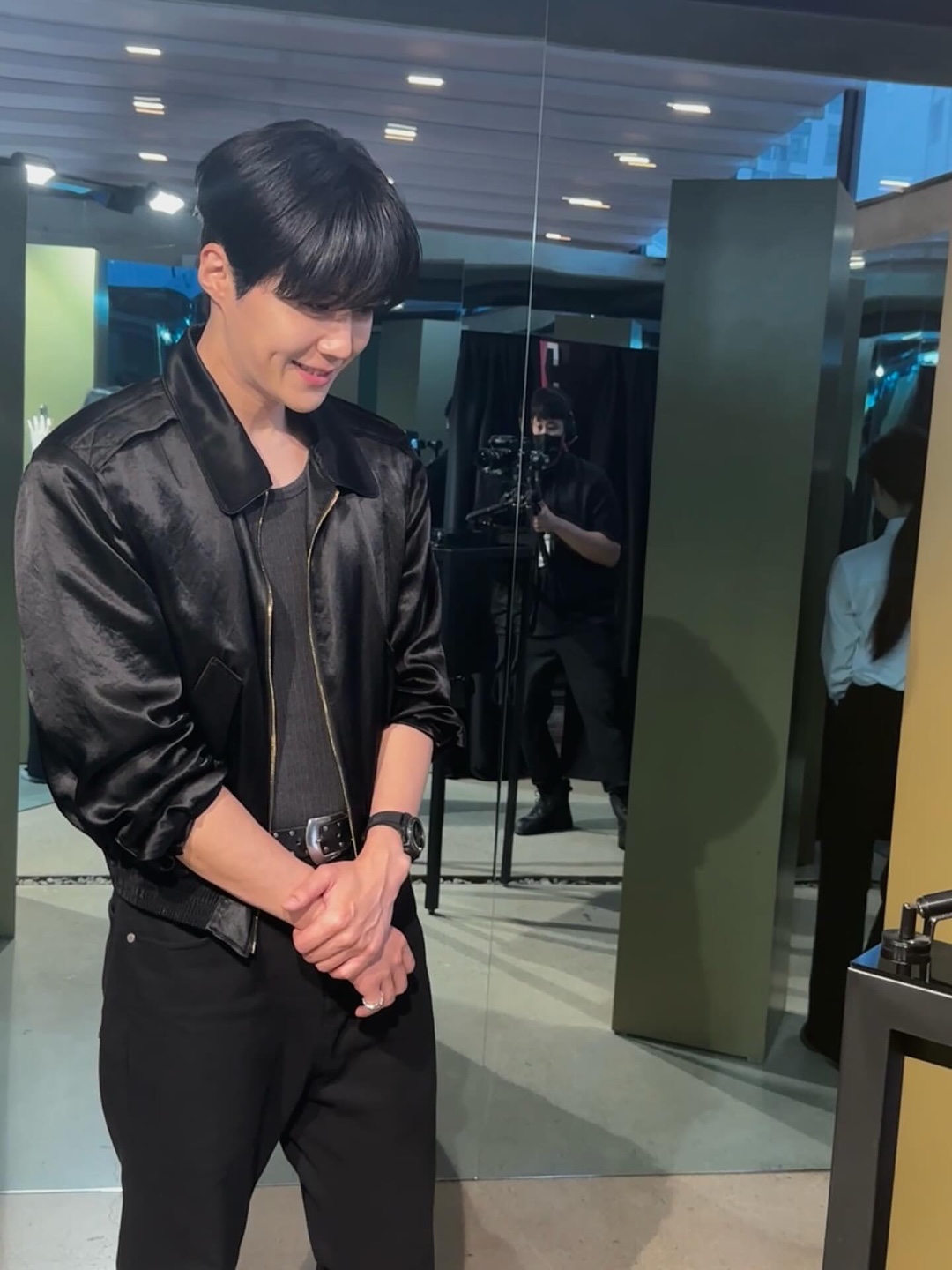 A moment captured by a fan of Kim Seonho