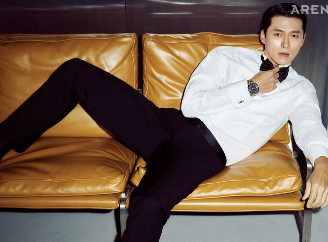 Recent activity shot of Hyun Bin