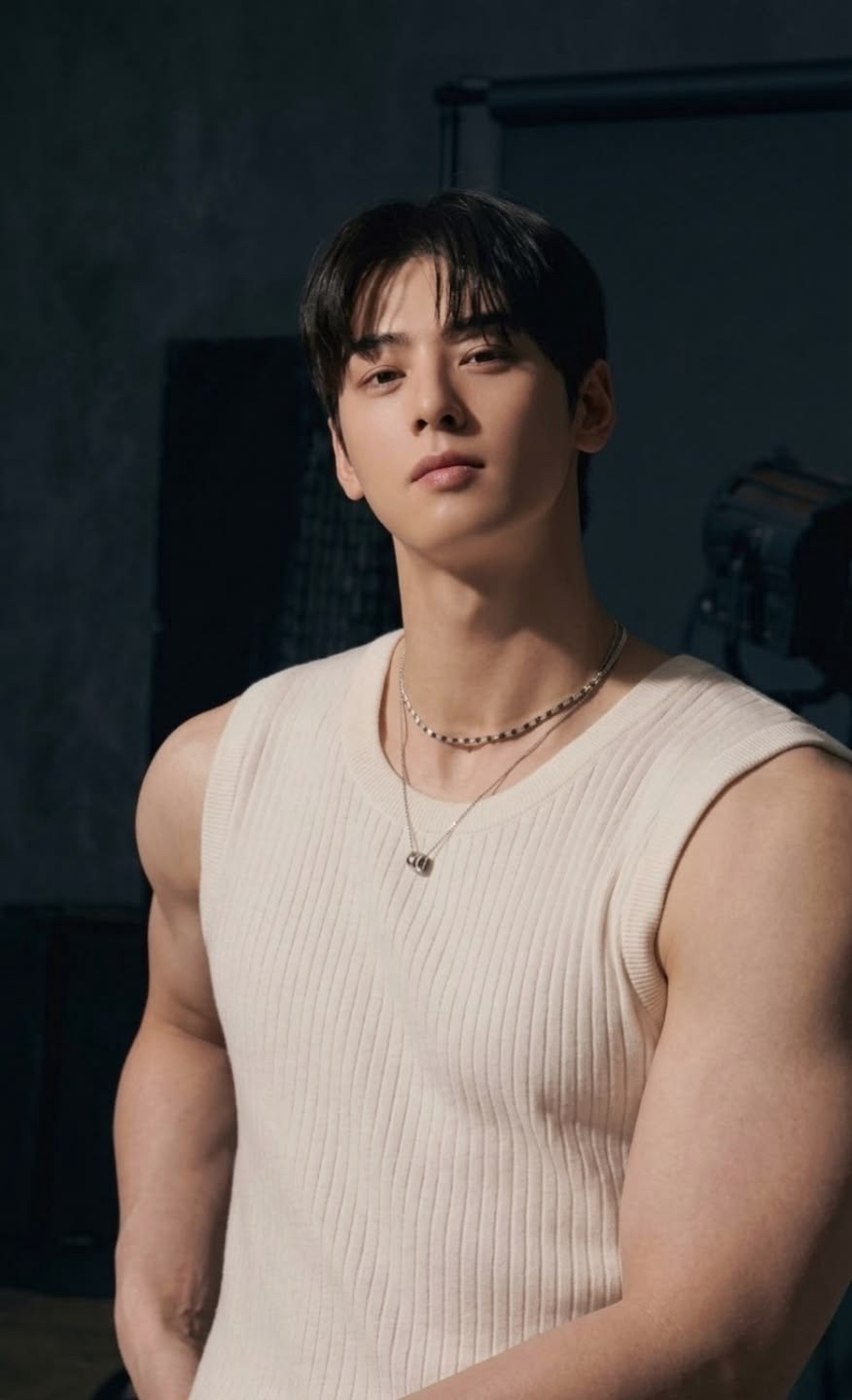 Behind-the-scenes cut of Cha Eunwoo