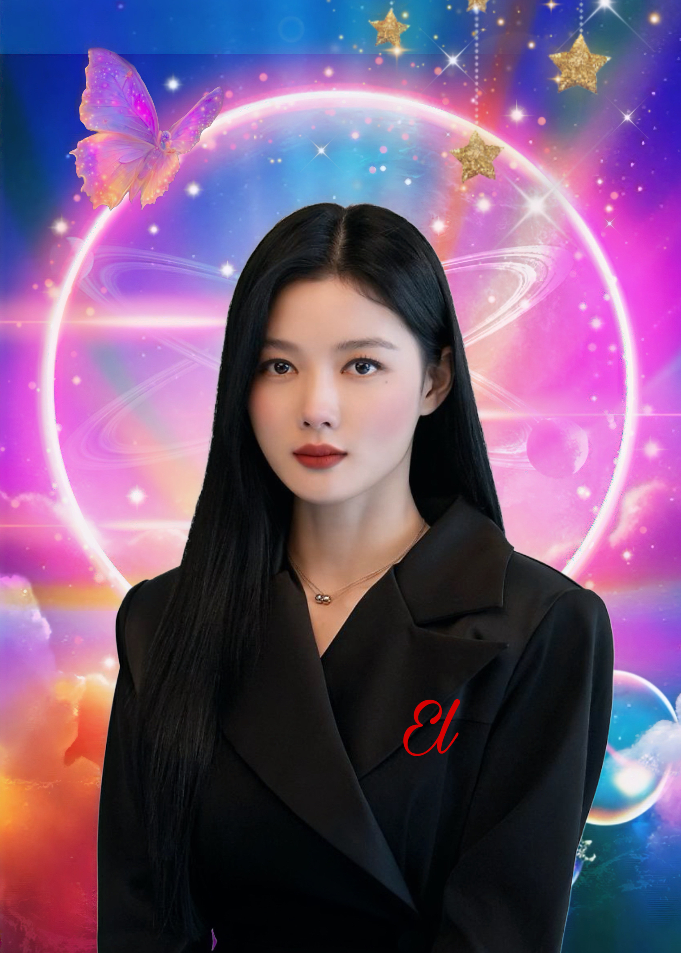 Behind-the-scenes cut of Kim Youjung