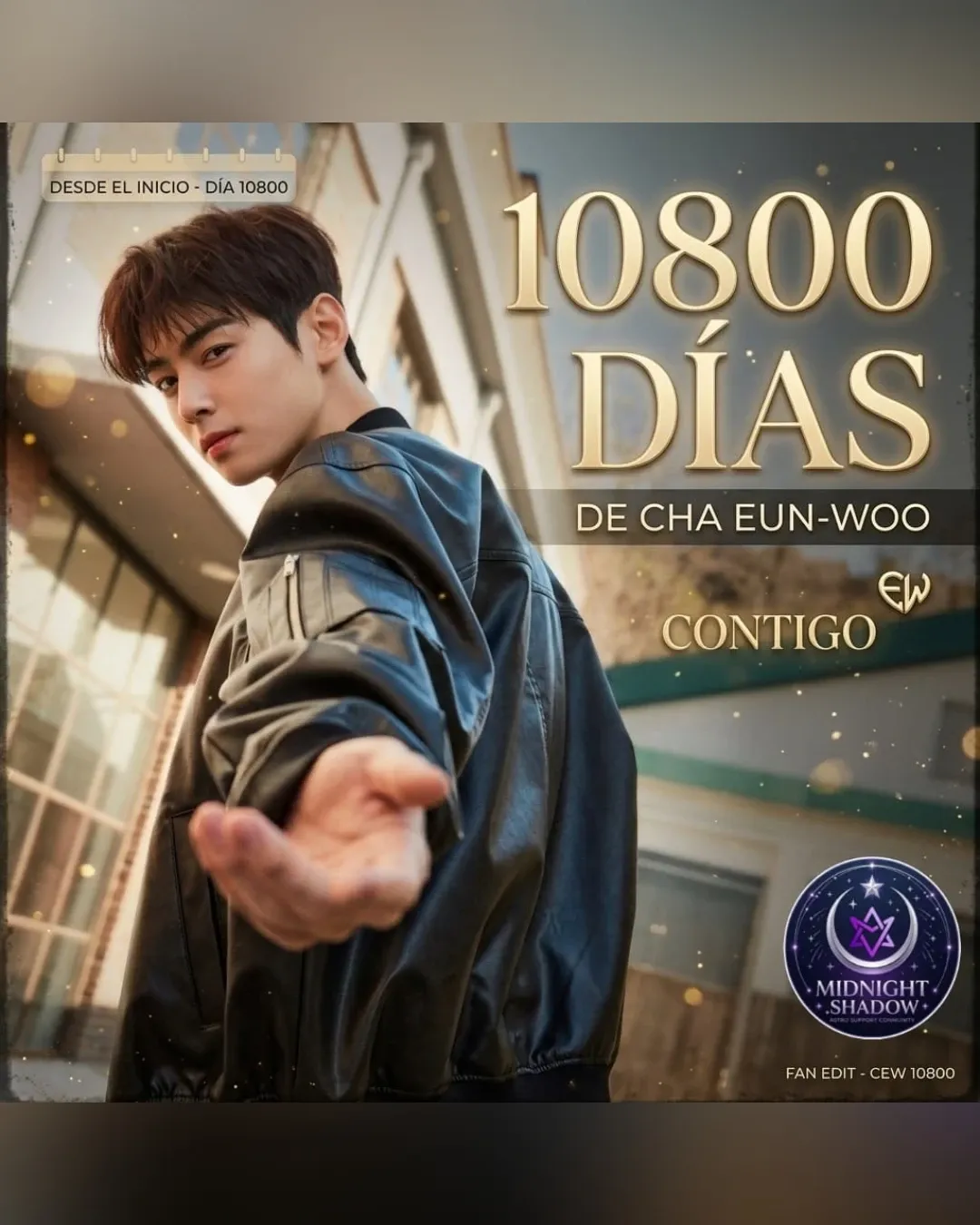 A moment captured by a fan of Cha Eunwoo