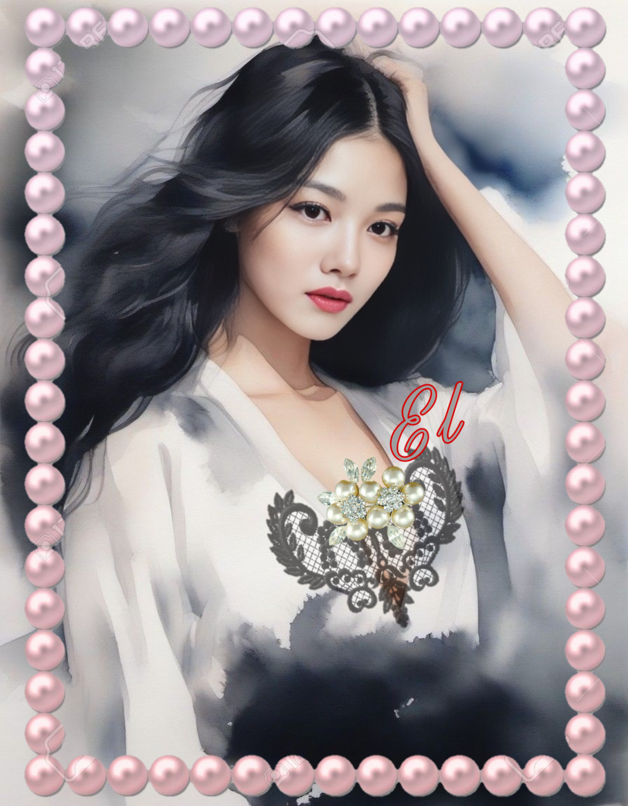 Behind-the-scenes cut of Kim Youjung