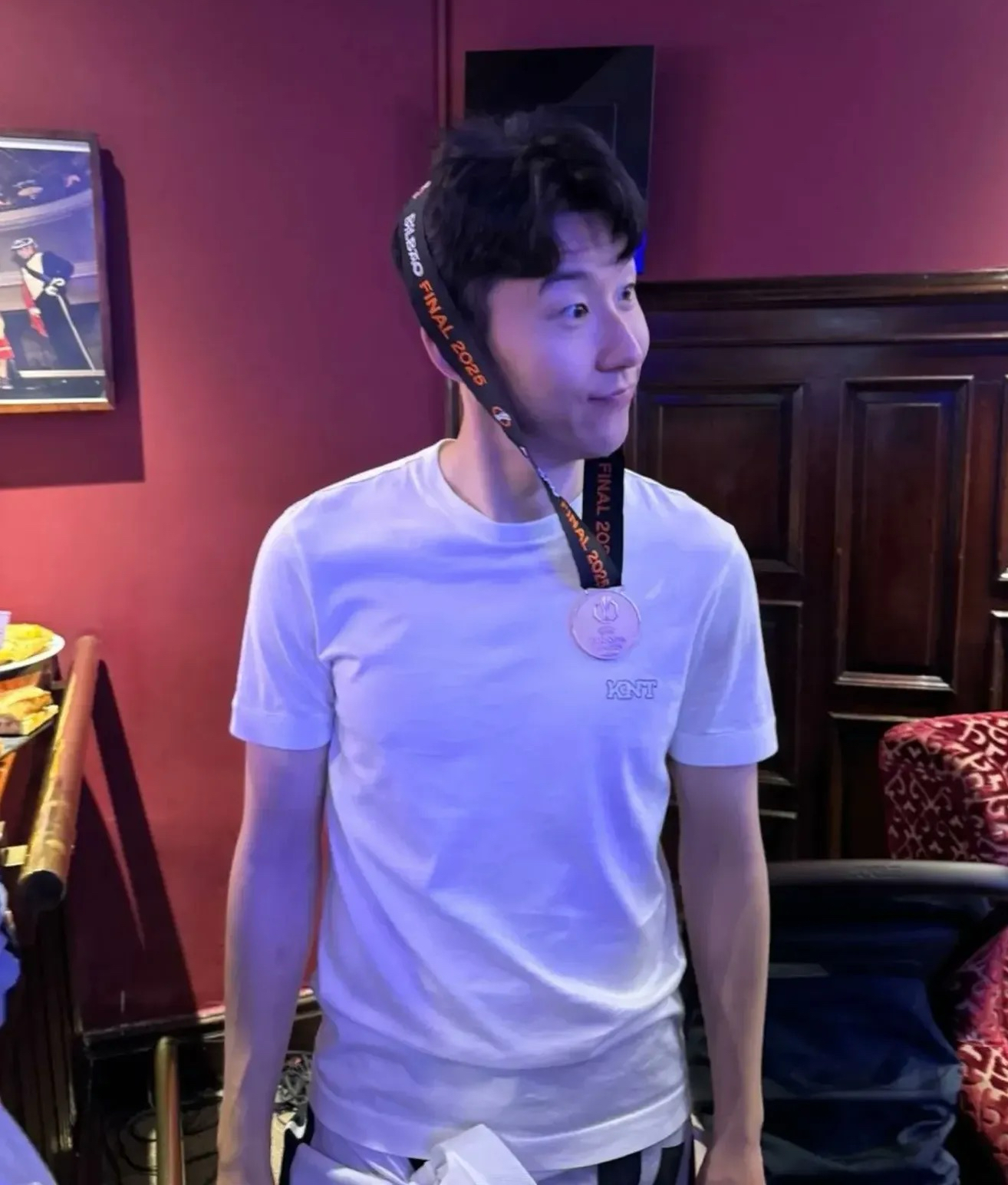 A moment captured by a fan of Son Heungmin