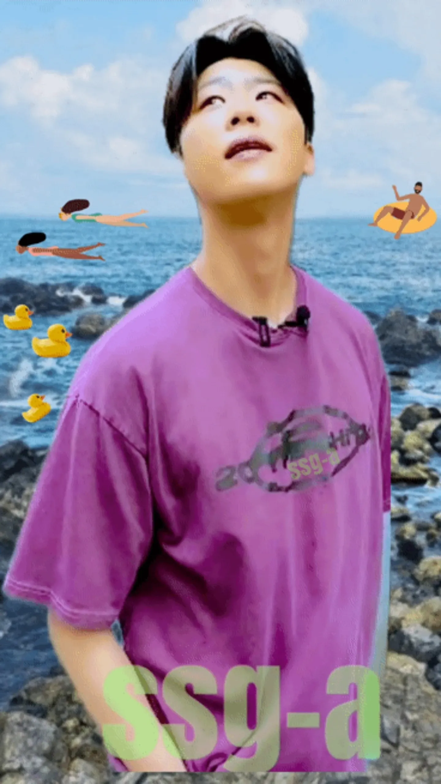 Special wallpaper made by Park Jihyeon's fans