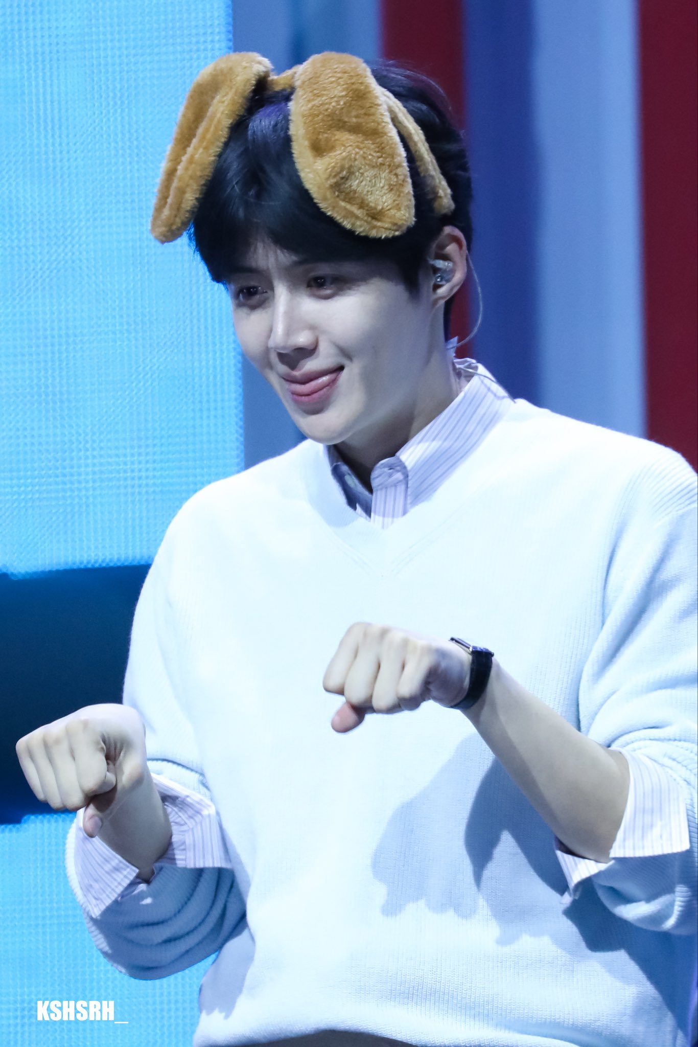 A moment captured by a fan of Kim Seonho