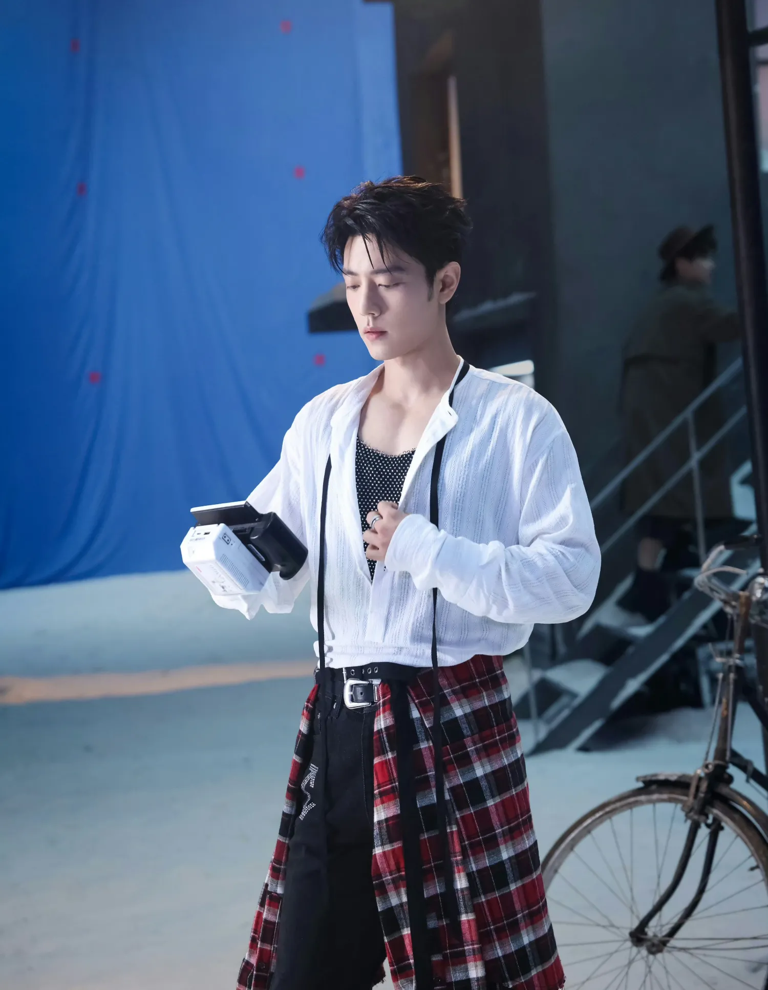 Behind-the-scenes cut of Xiao Zhan