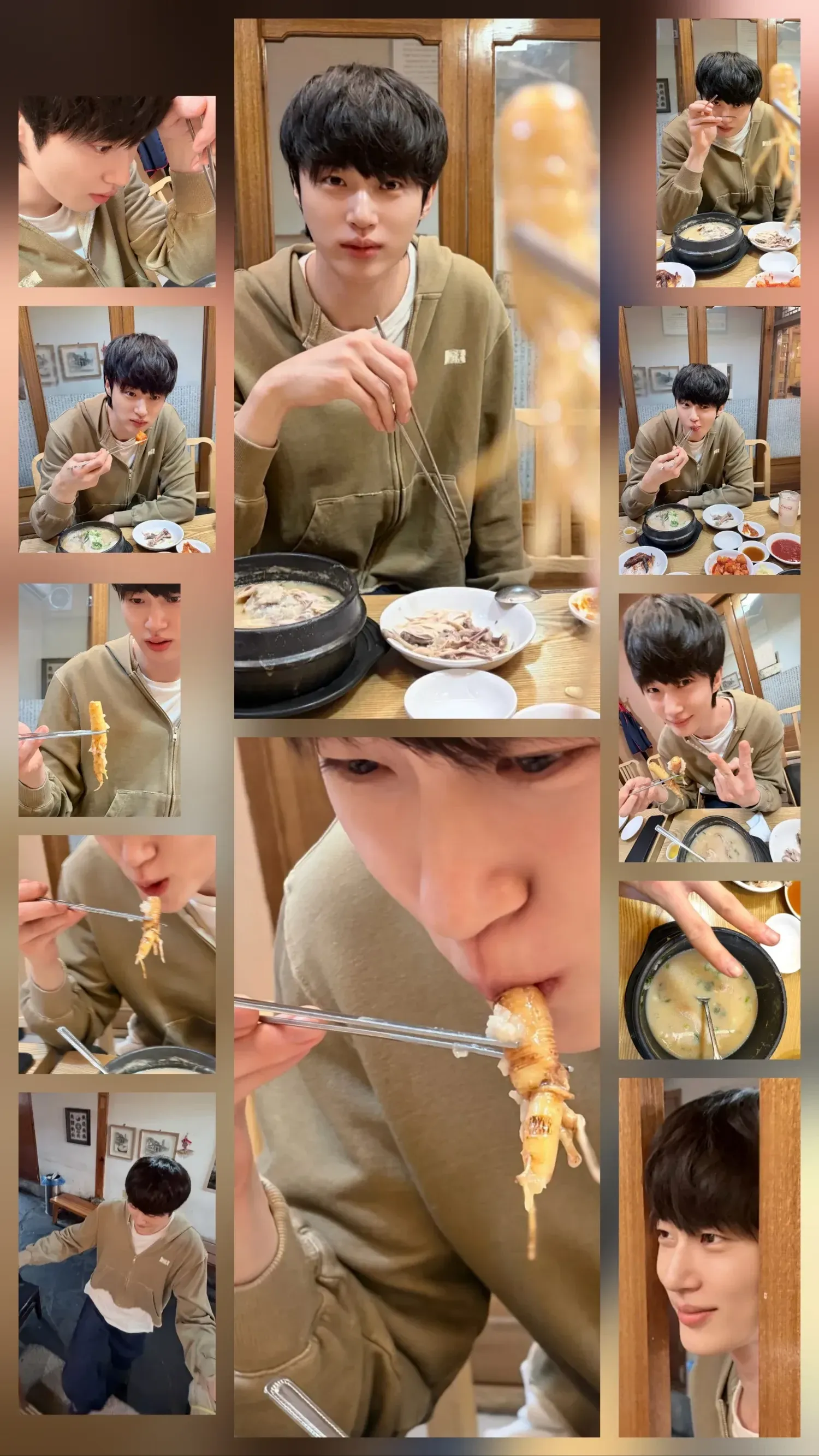 Behind-the-scenes cut of Byeon Wooseok