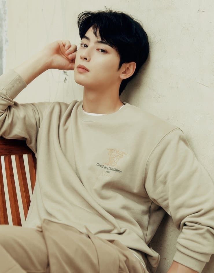 Behind-the-scenes cut of Cha Eunwoo