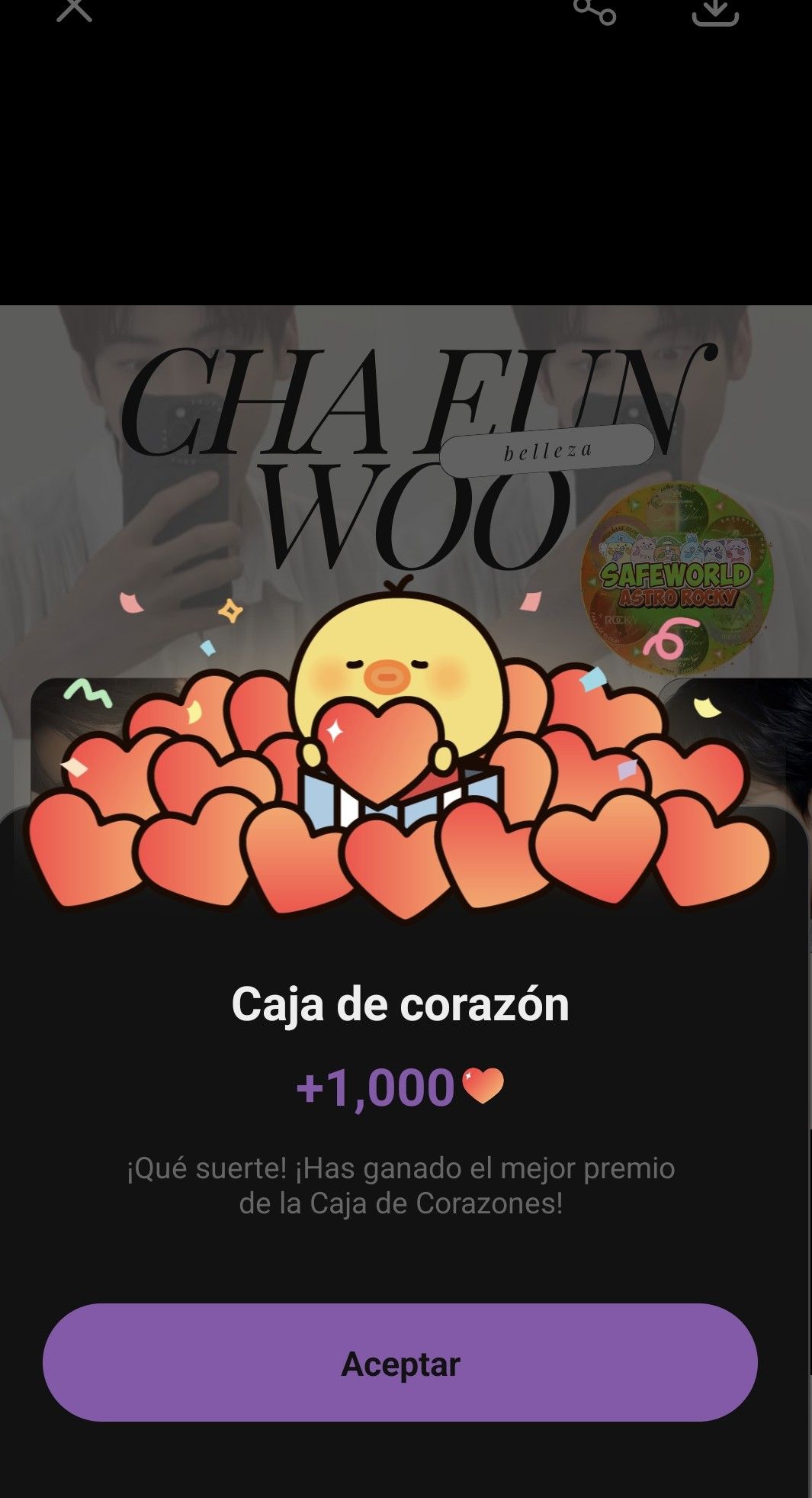 Behind-the-scenes cut of Cha Eunwoo