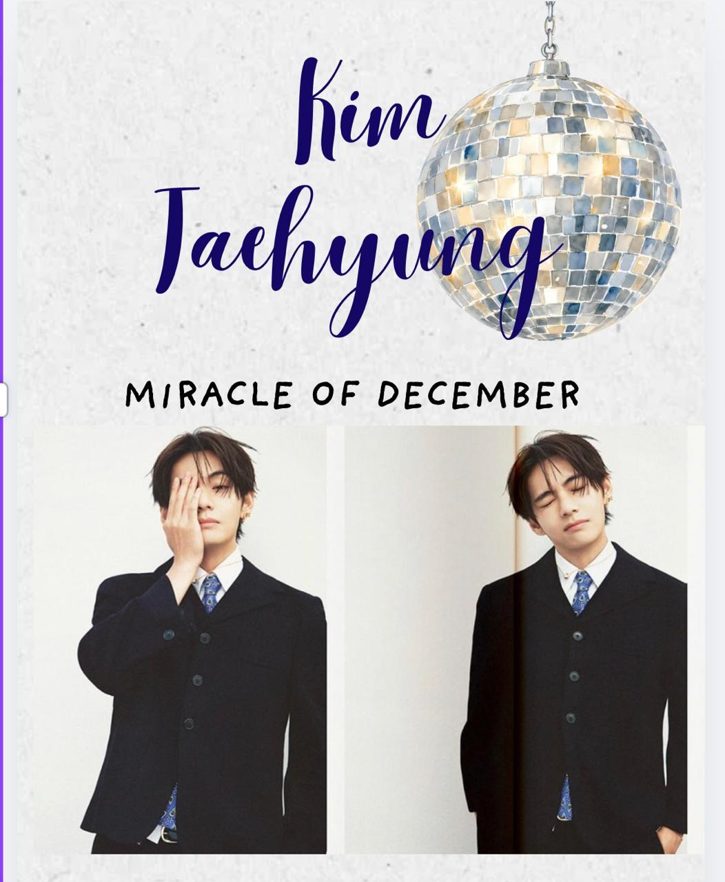 A moment captured by a fan of Kim Taehyung (V)