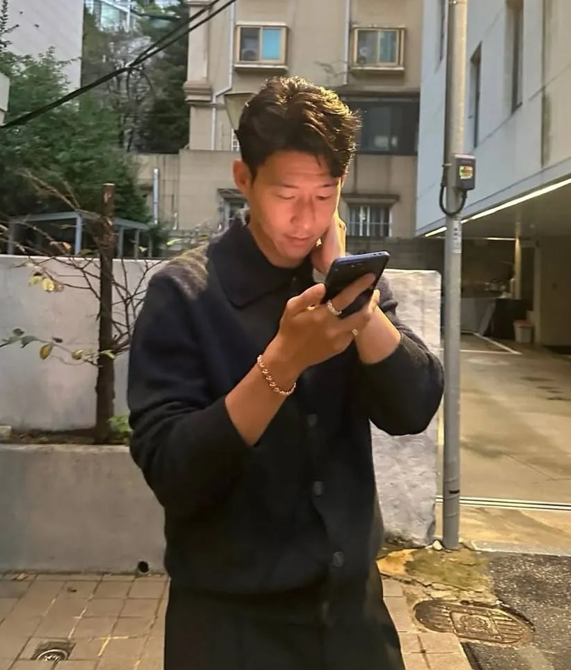 Recent activity shot of Son Heungmin