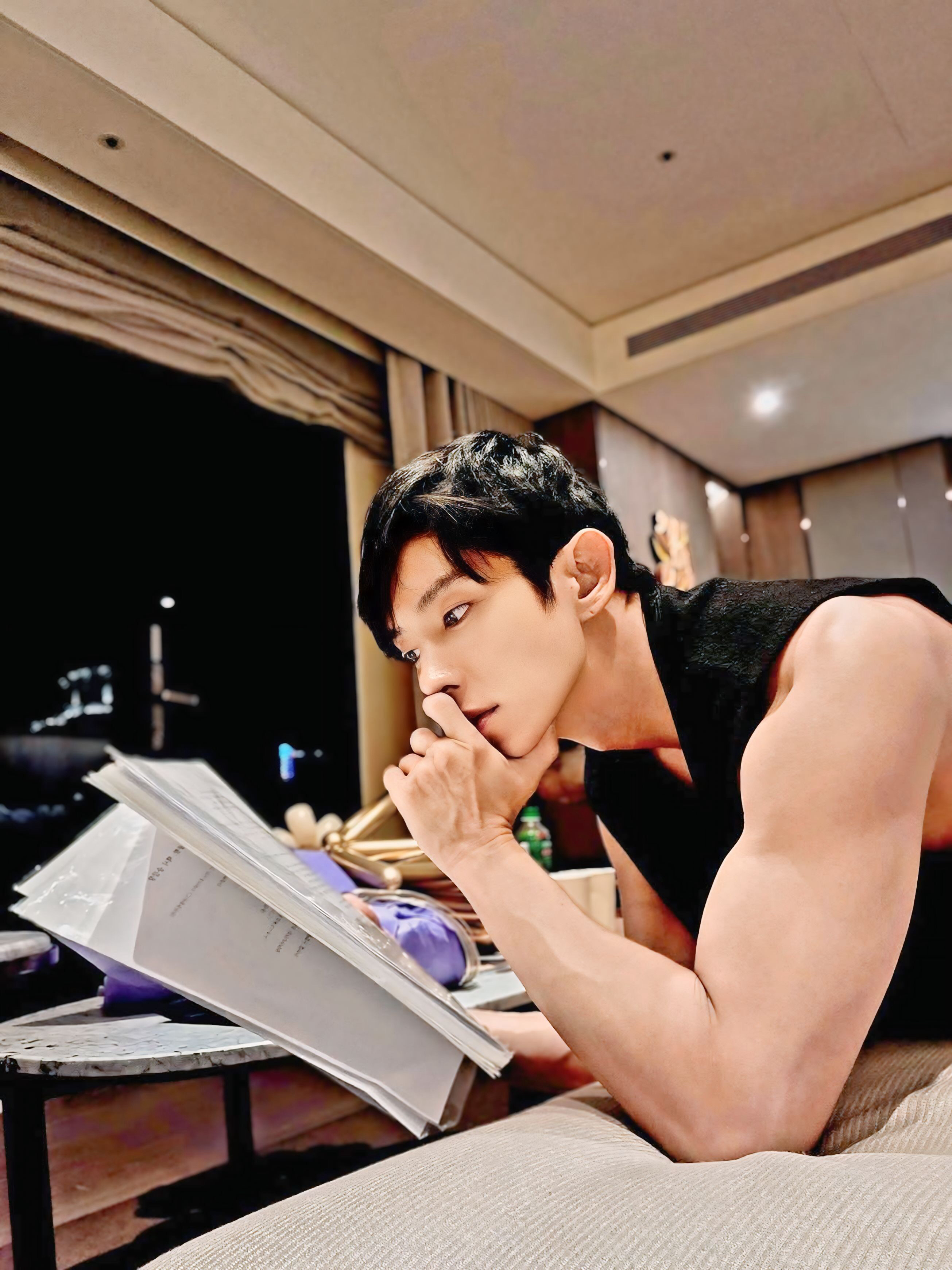 Recent activity shot of Lee Joongi