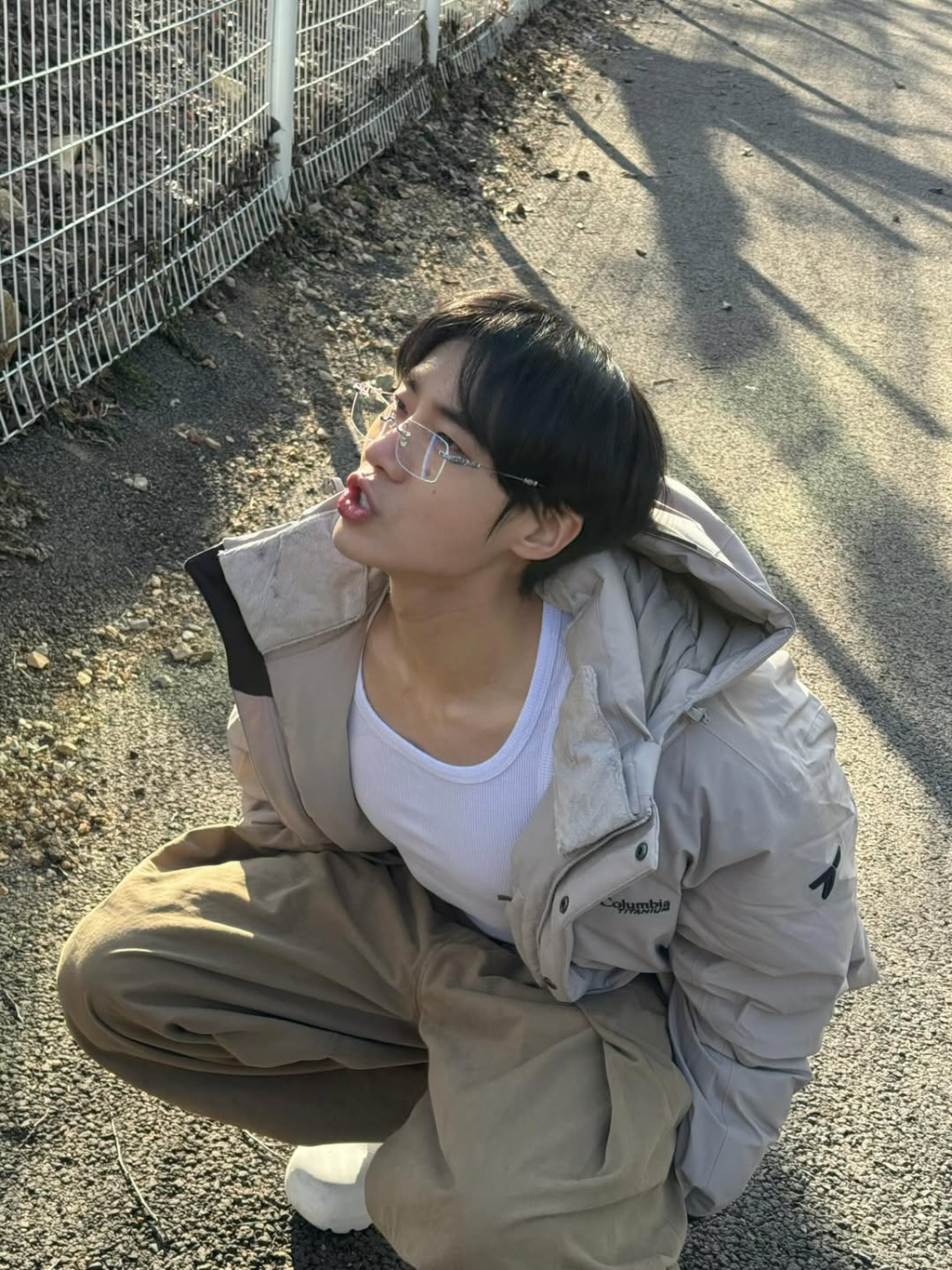 Behind-the-scenes cut of Choo Youngwoo