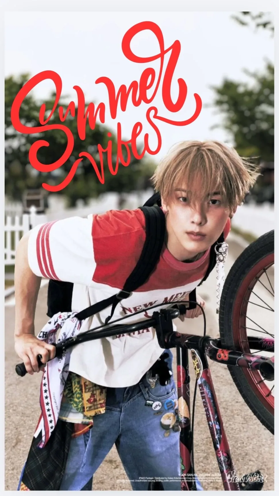Special wallpaper made by Yoon Sanha's fans