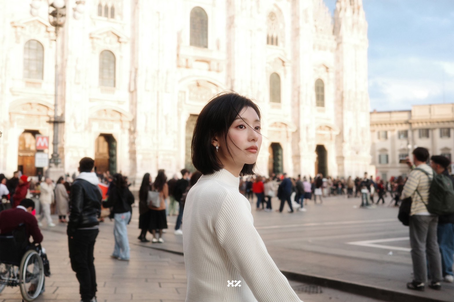 A moment captured by a fan of Kim Jiwon