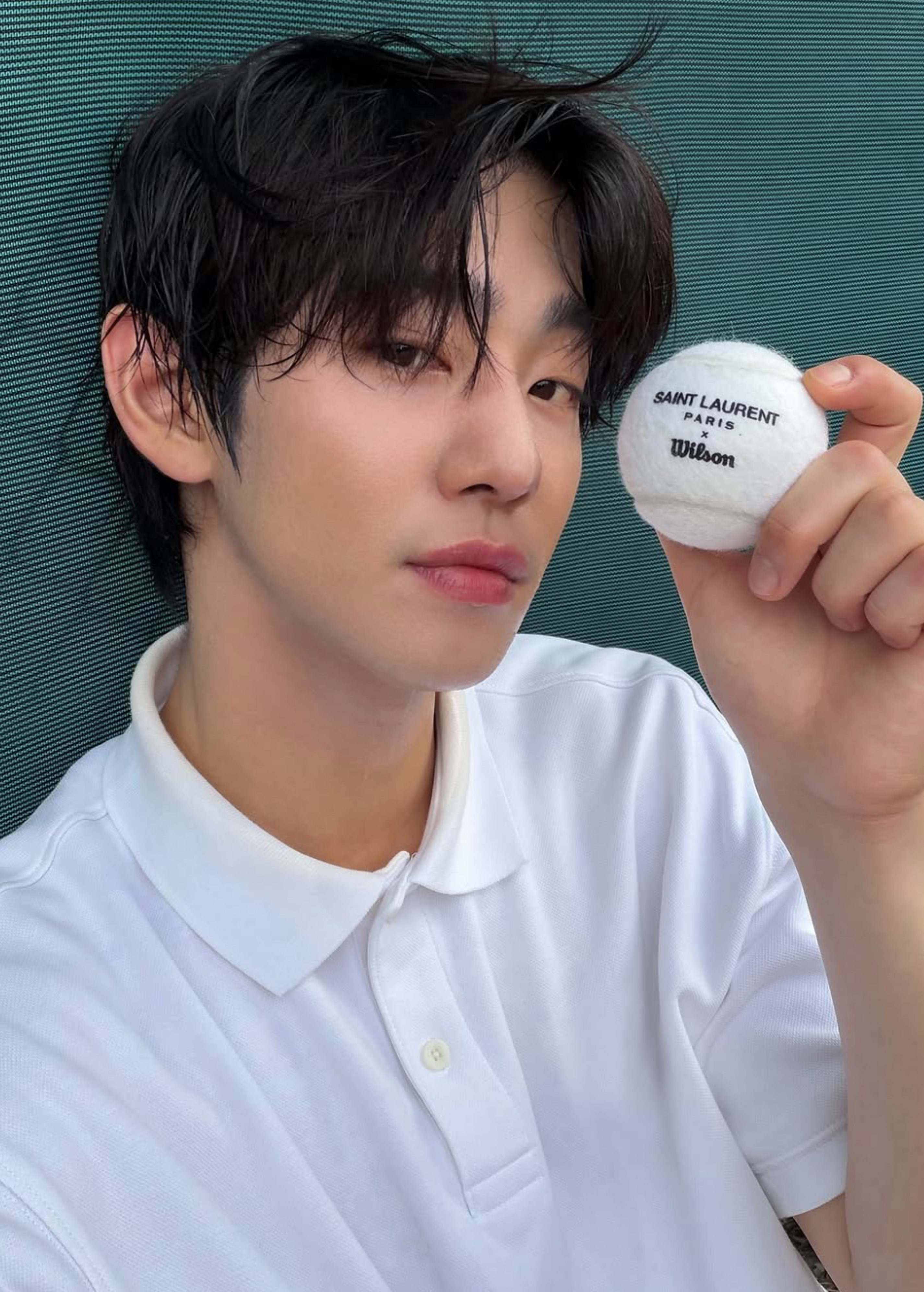 Behind-the-scenes cut of Ahn Hyoseop