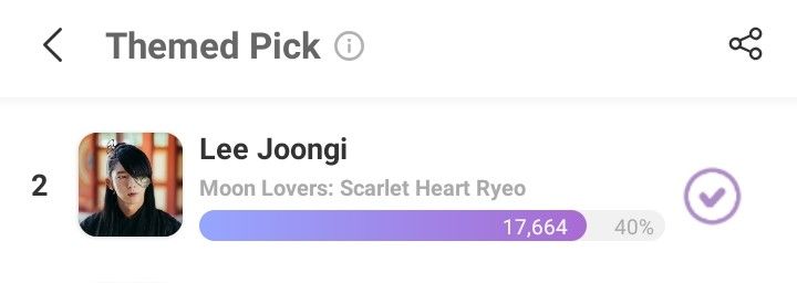 Recent activity shot of Lee Joongi