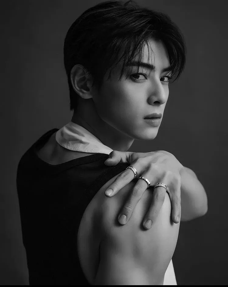 Behind-the-scenes cut of Cha Eunwoo