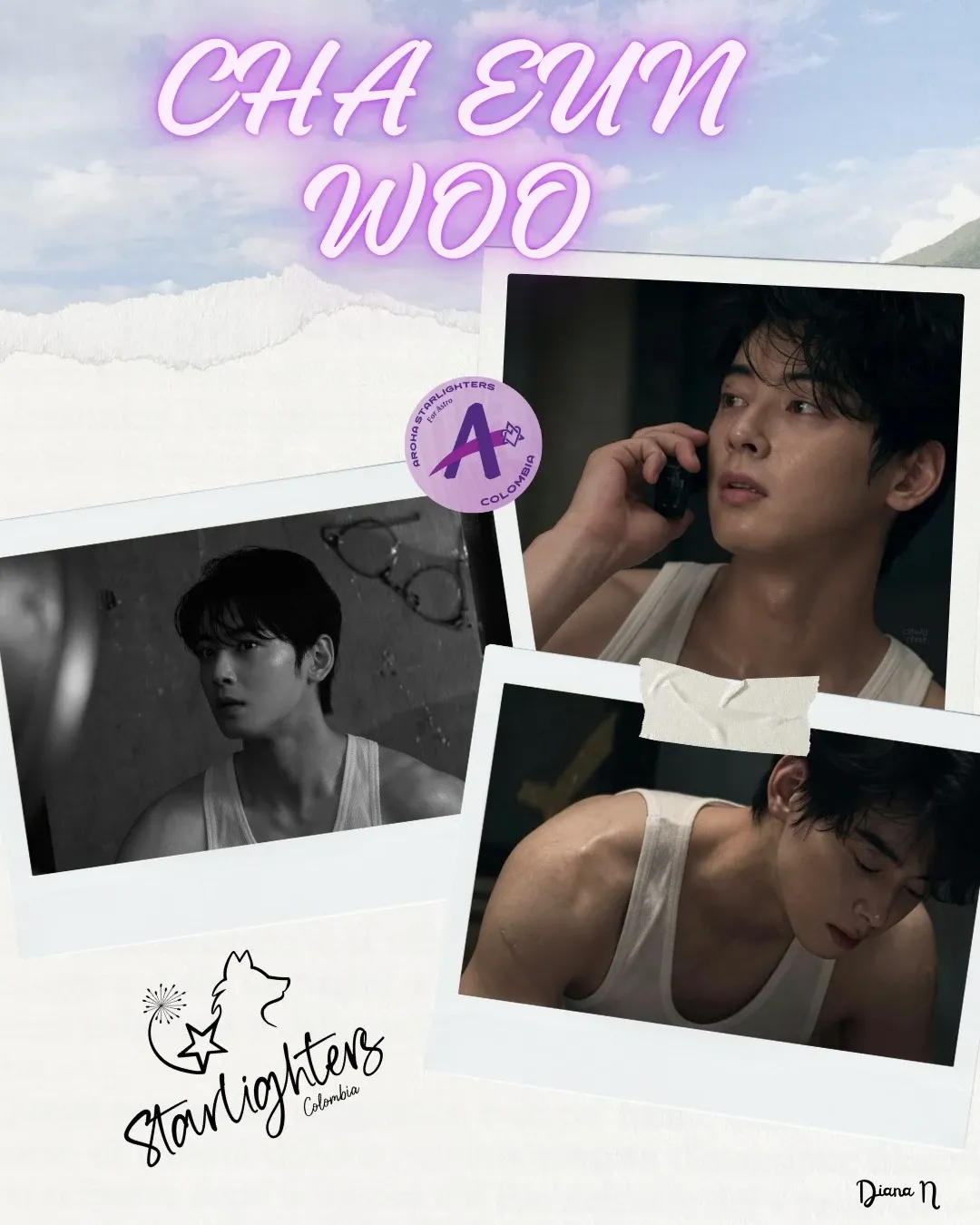 Behind-the-scenes cut of Cha Eunwoo