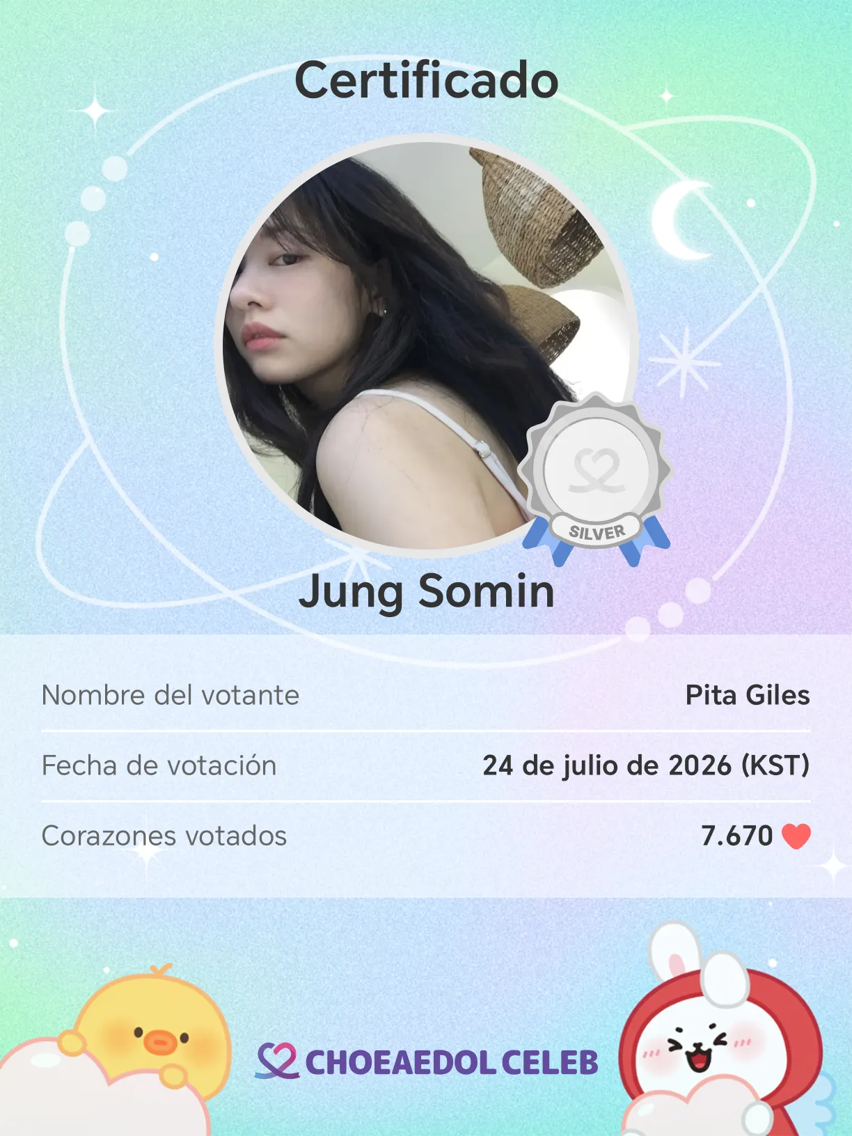 Latest photo of Jung Somin