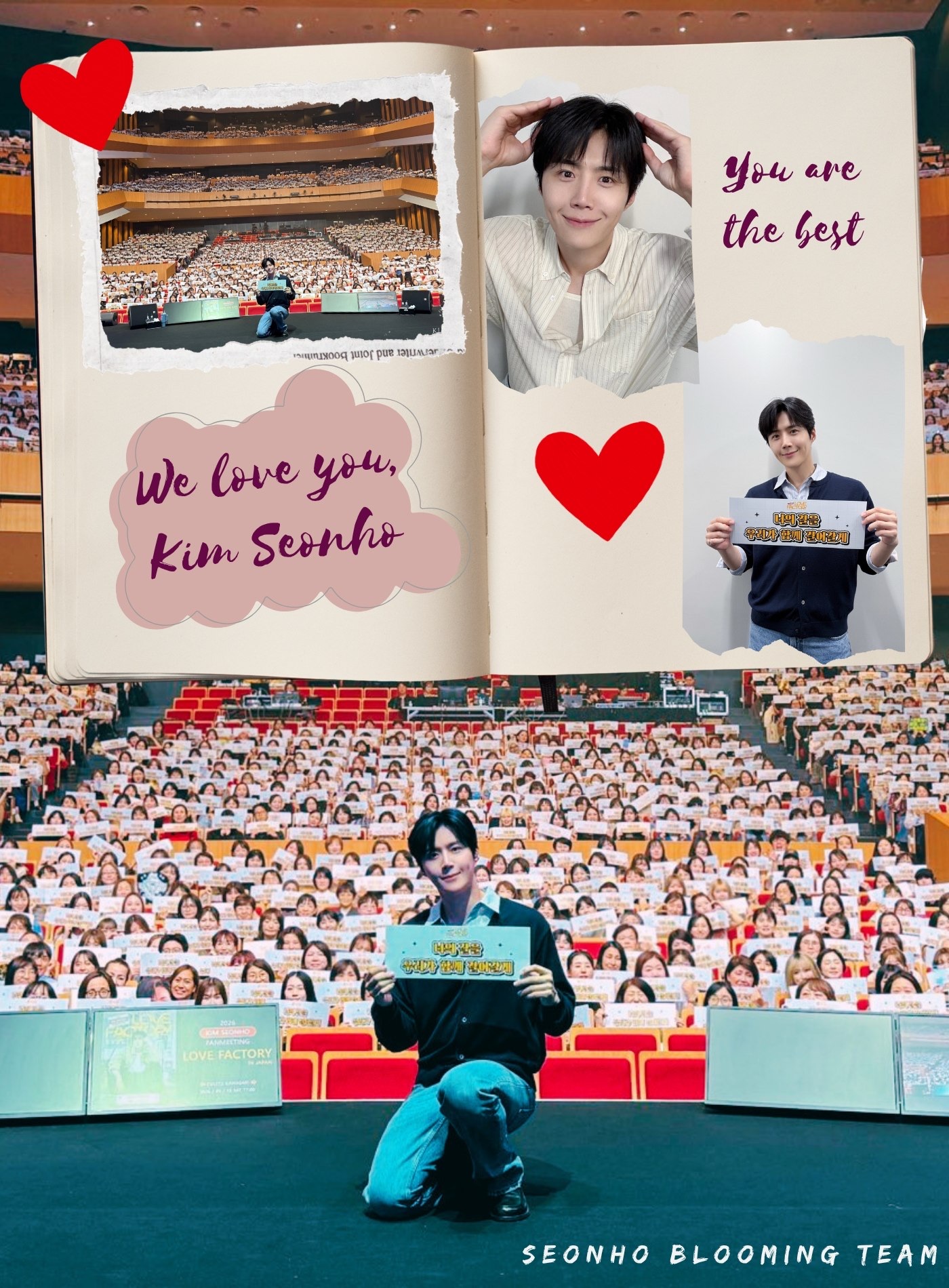 Behind-the-scenes cut of Kim Seonho