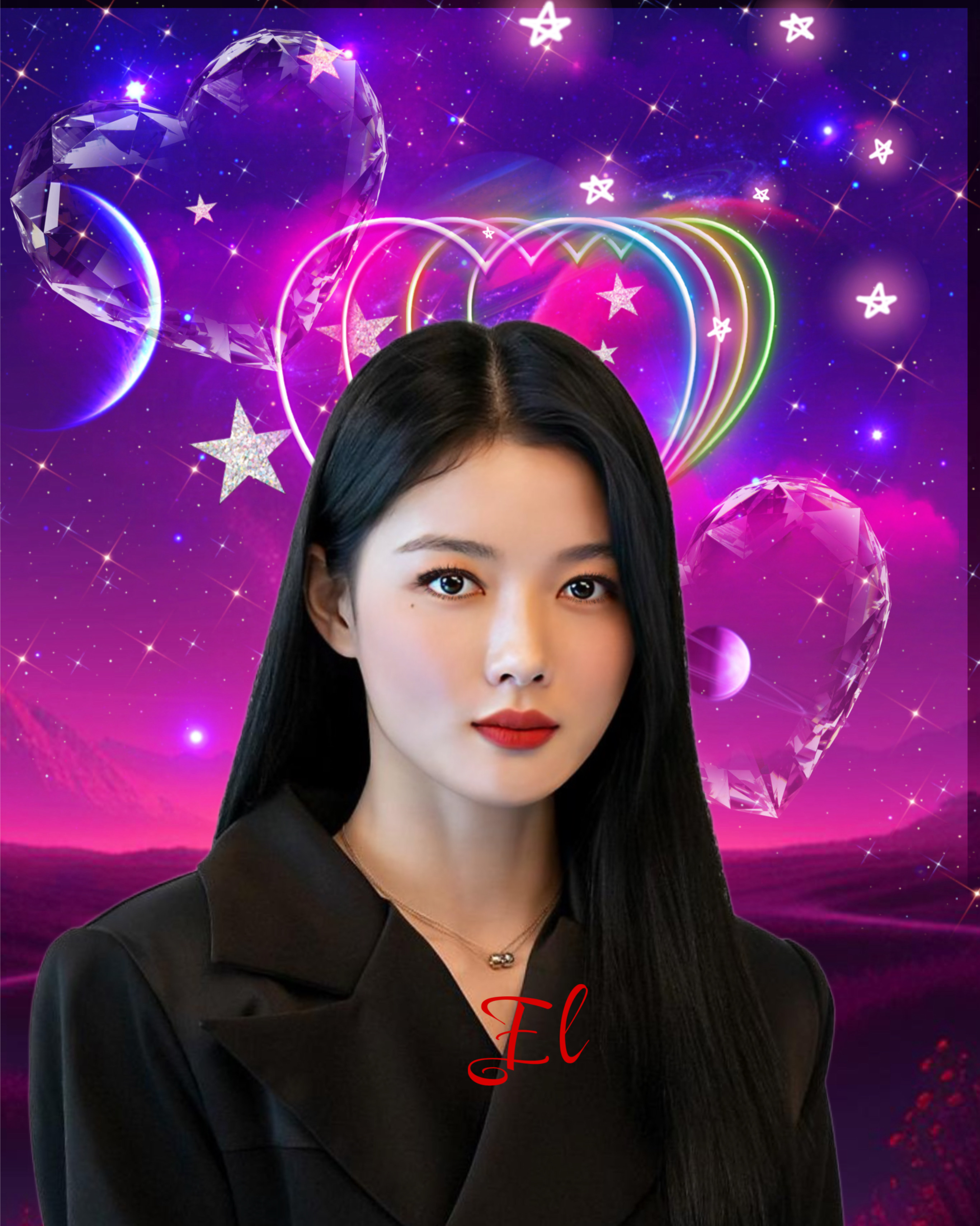 Behind-the-scenes cut of Kim Youjung