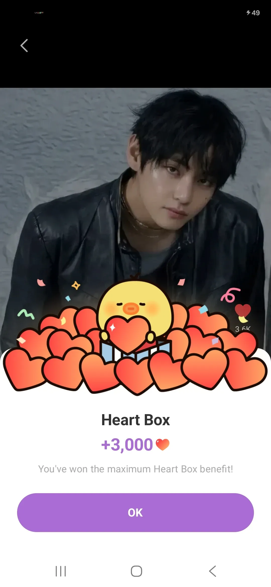 Behind-the-scenes cut of Kim Taehyung (V)