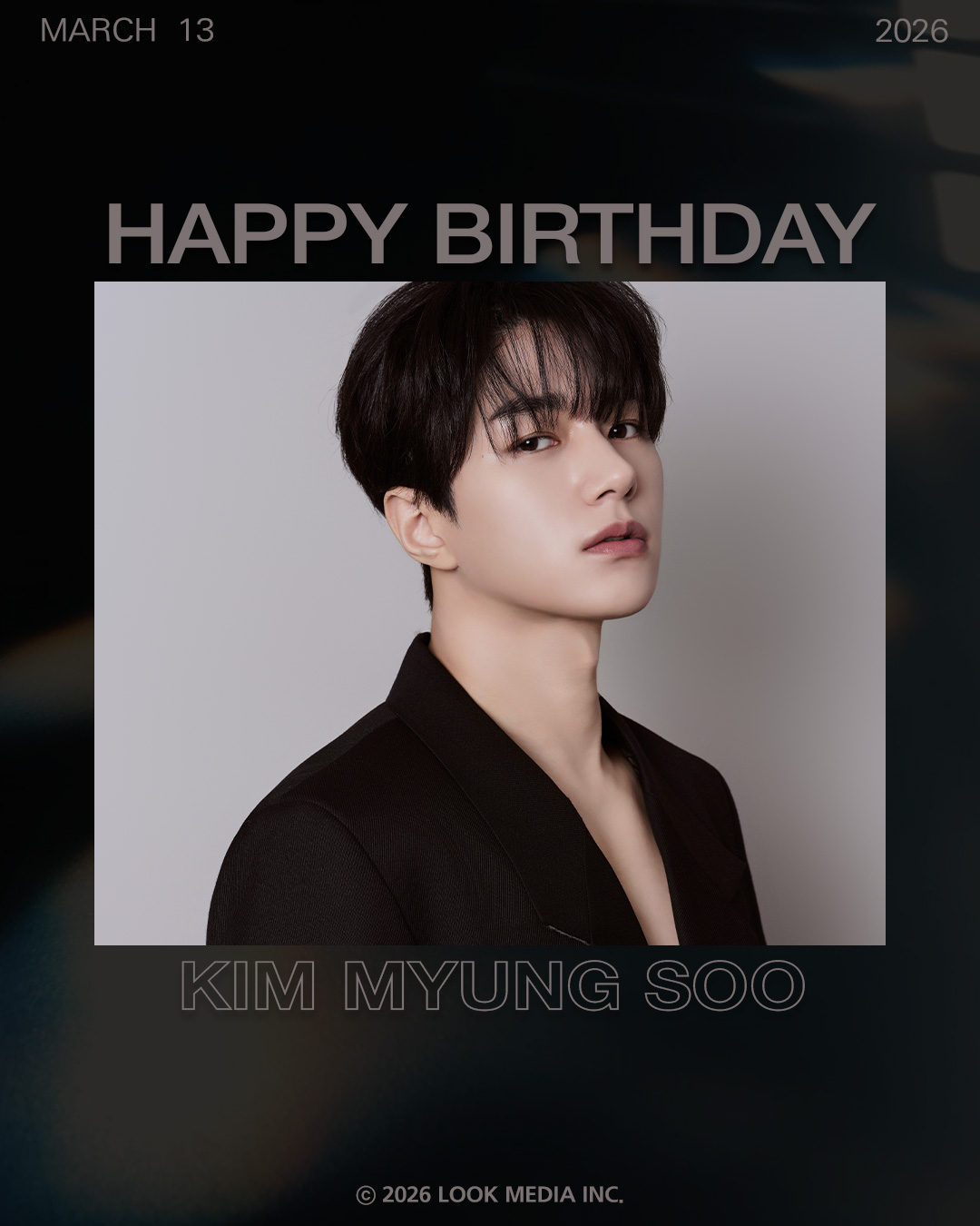 Behind-the-scenes cut of Kim Myungsoo (L)