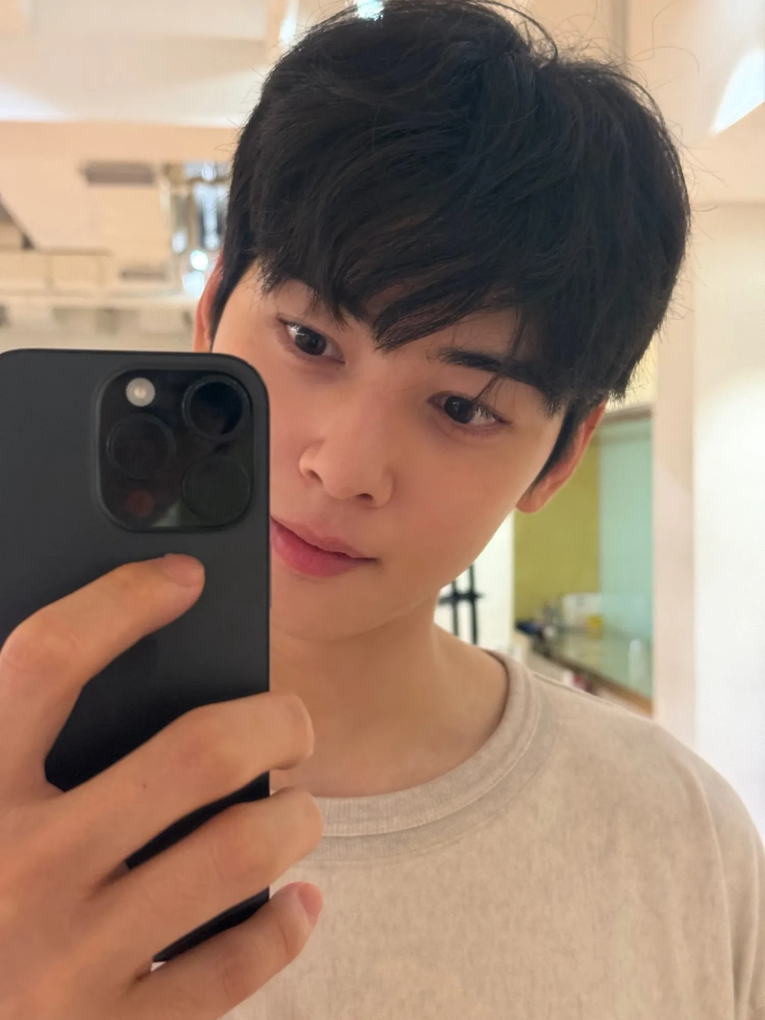 Recent activity shot of Cha Eunwoo