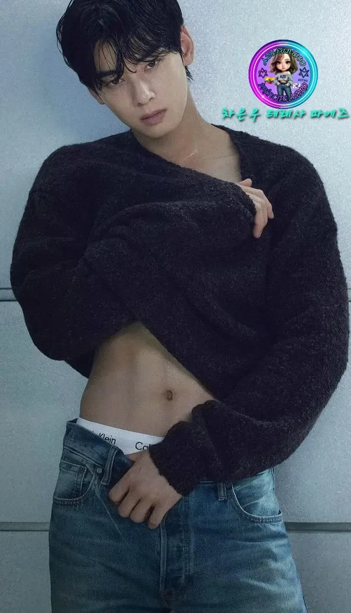 Behind-the-scenes cut of Cha Eunwoo