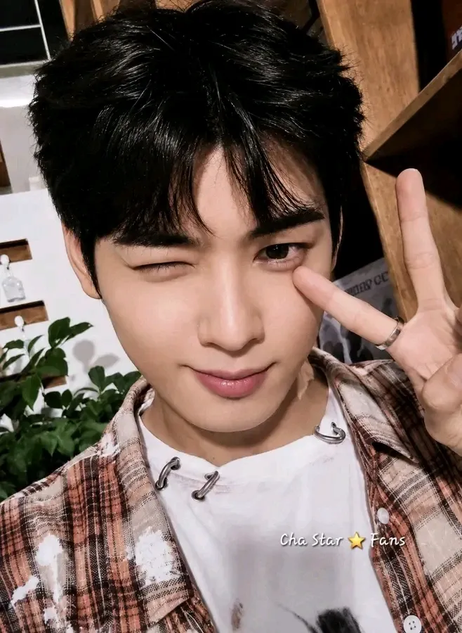 Recent activity shot of Cha Eunwoo