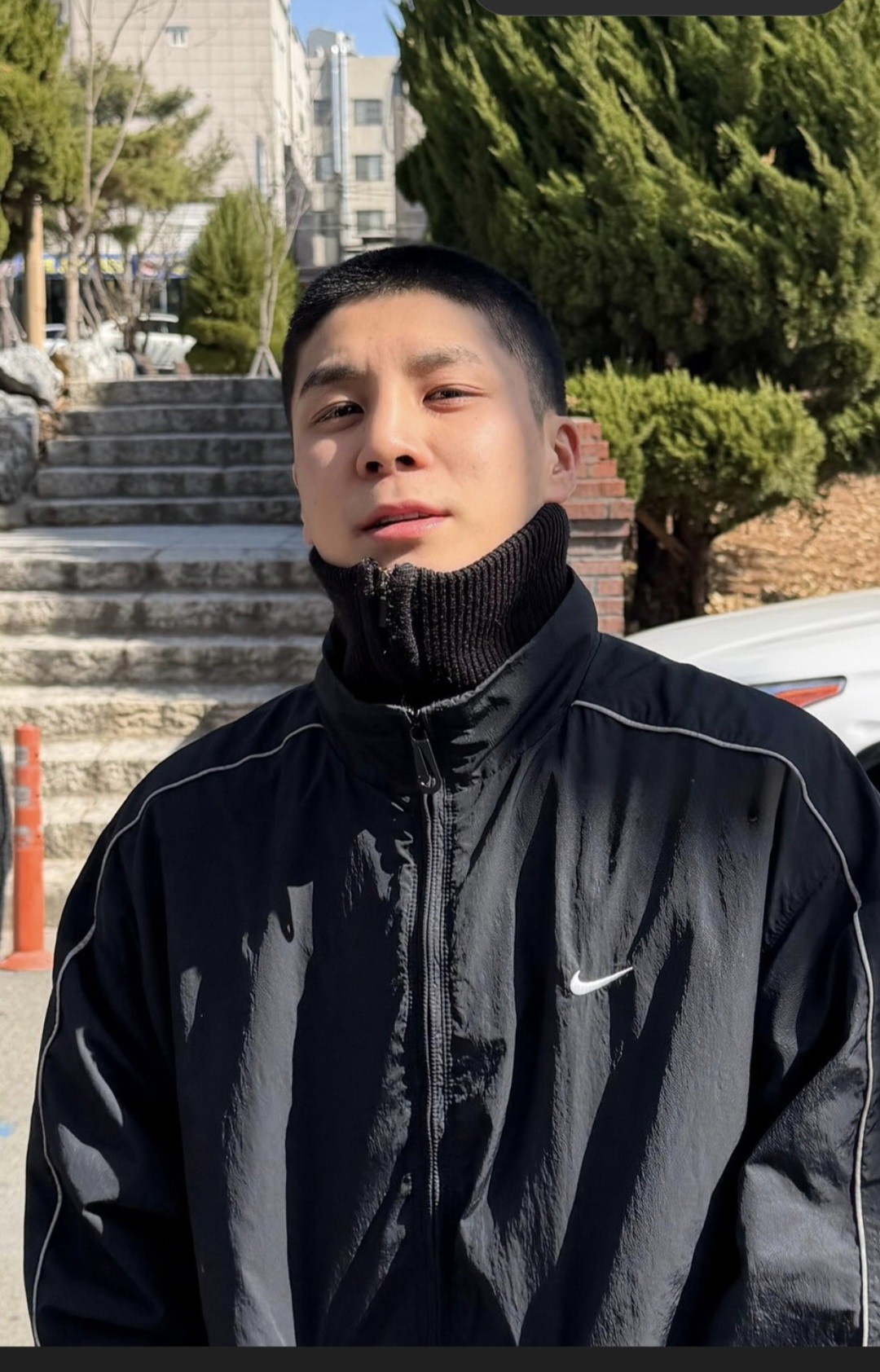 粉丝拍下的郑东元瞬间