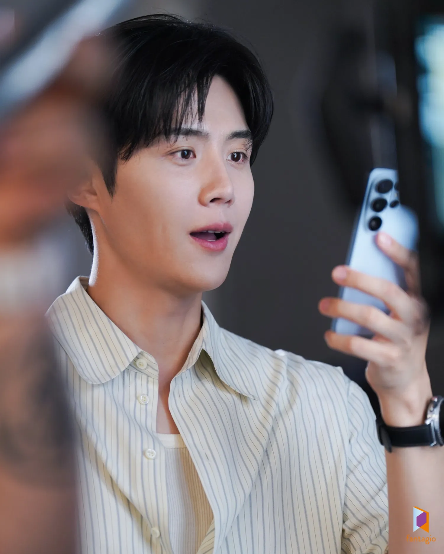 A moment captured by a fan of Kim Seonho