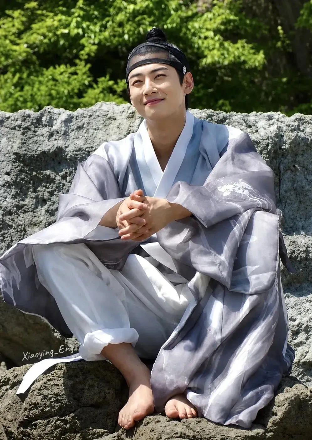 A moment captured by a fan of Cha Eunwoo