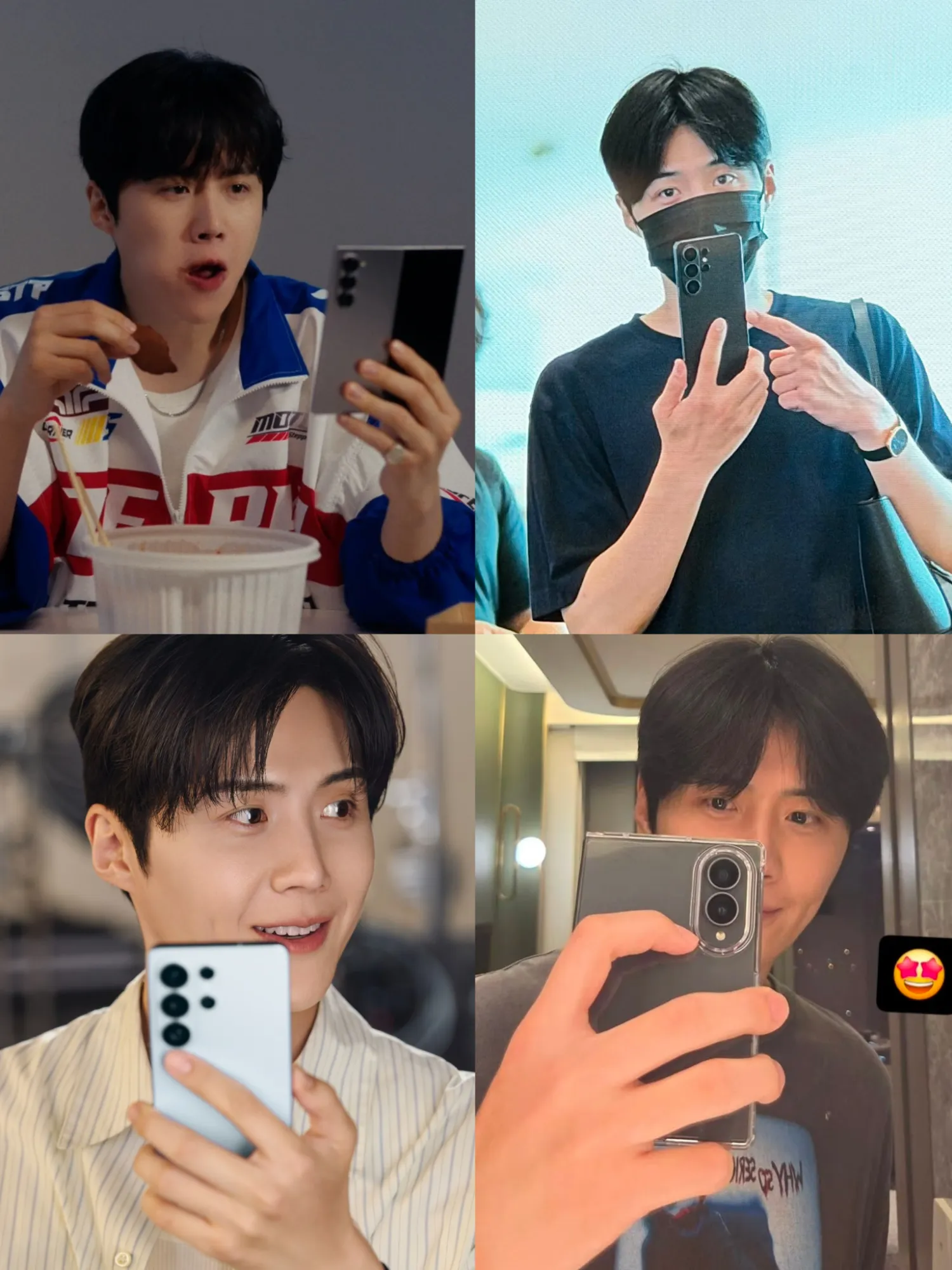 Behind-the-scenes cut of Kim Seonho