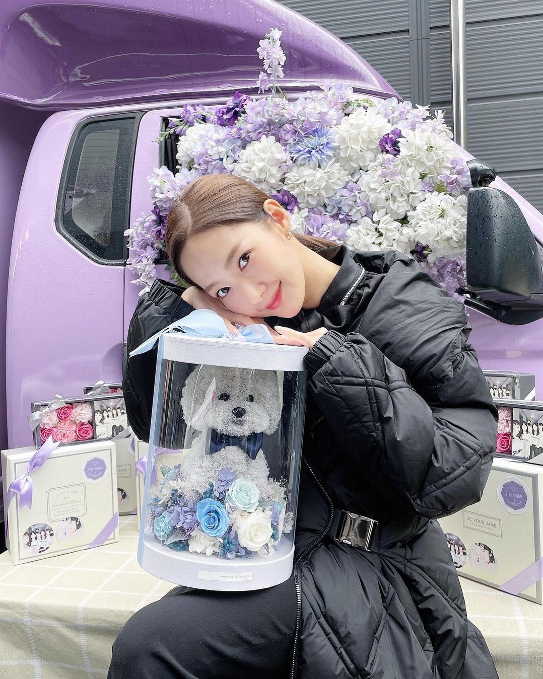 A moment captured by a fan of Park Minyoung