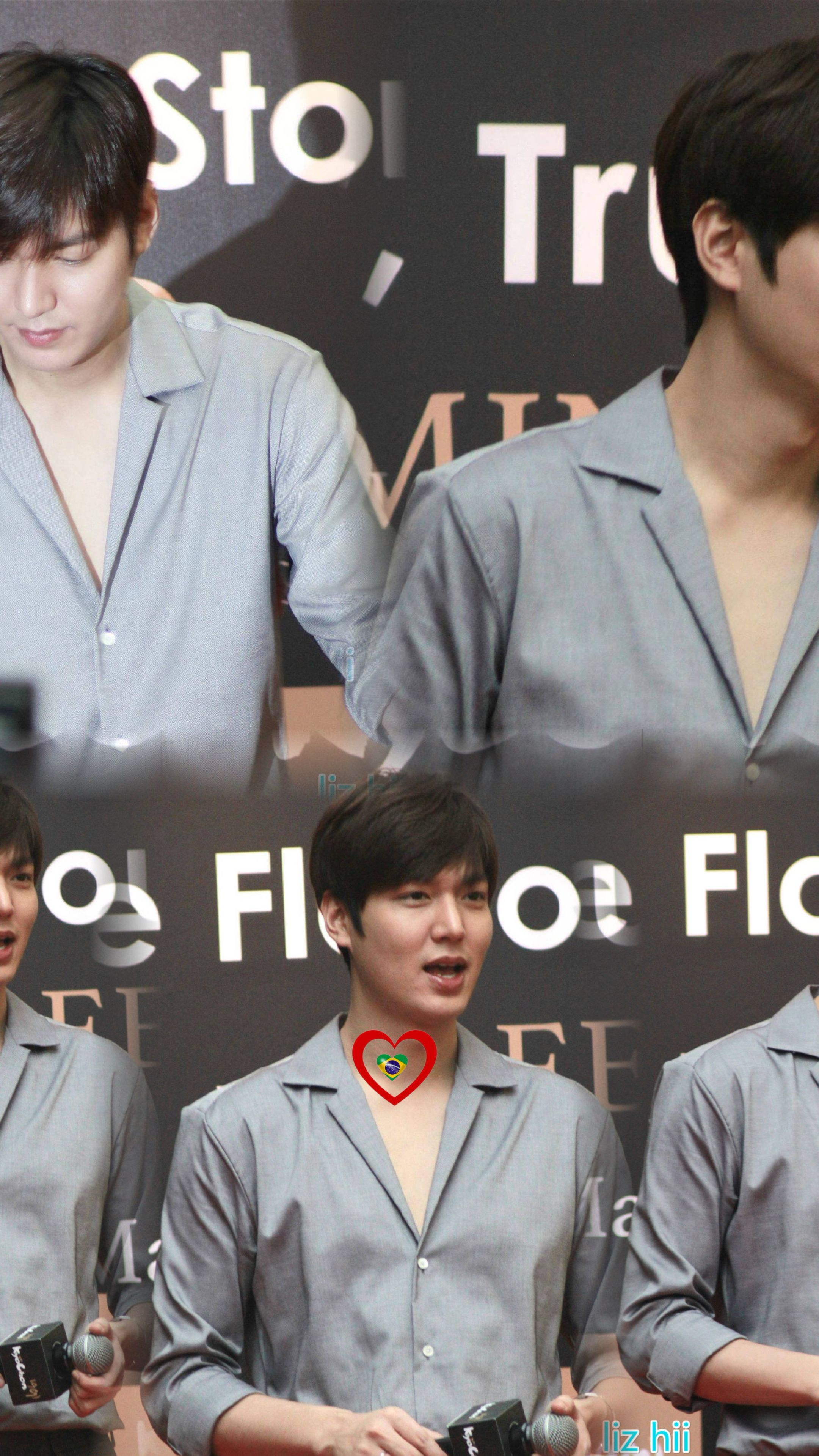 Special wallpaper made by Lee Minho's fans