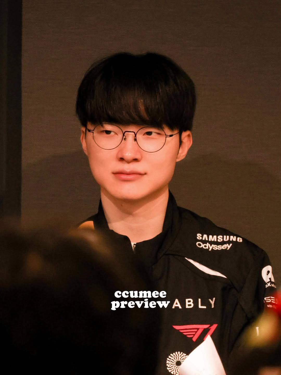 A moment captured by a fan of Faker