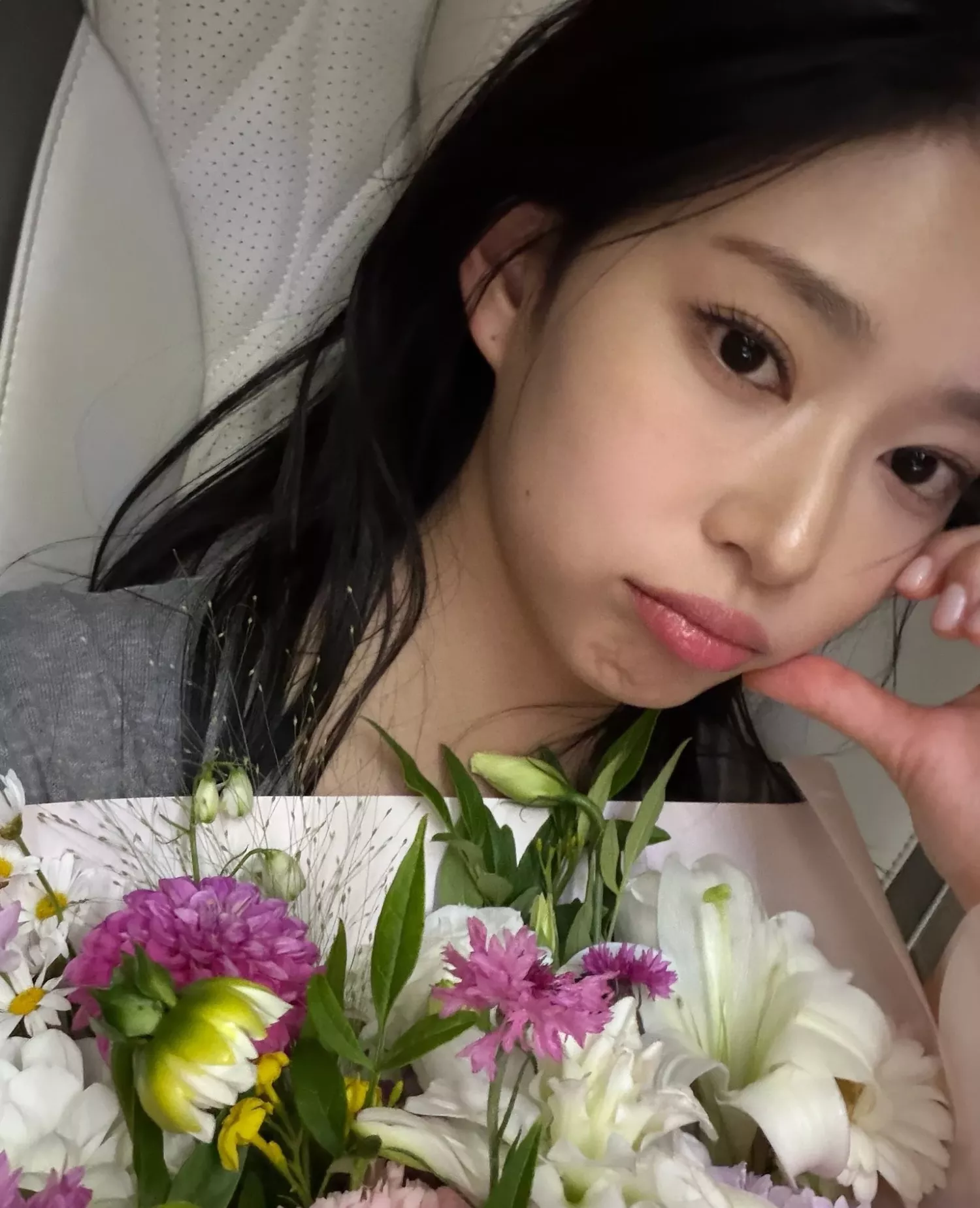 A moment captured by a fan of Kim Minju