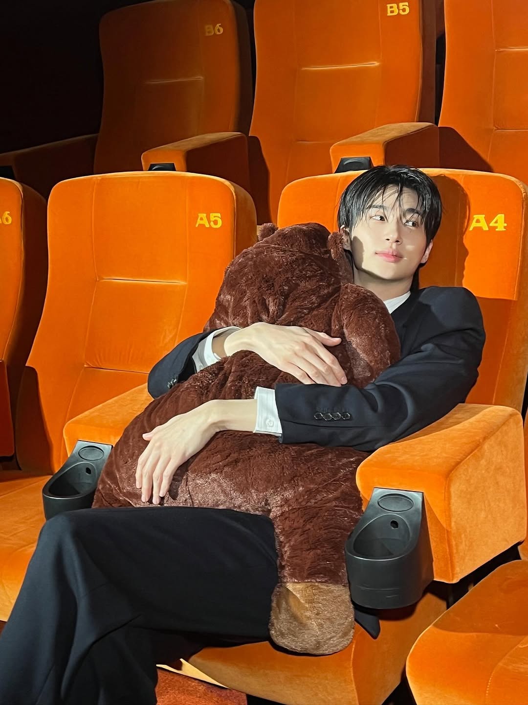 Recent activity shot of Byeon Wooseok